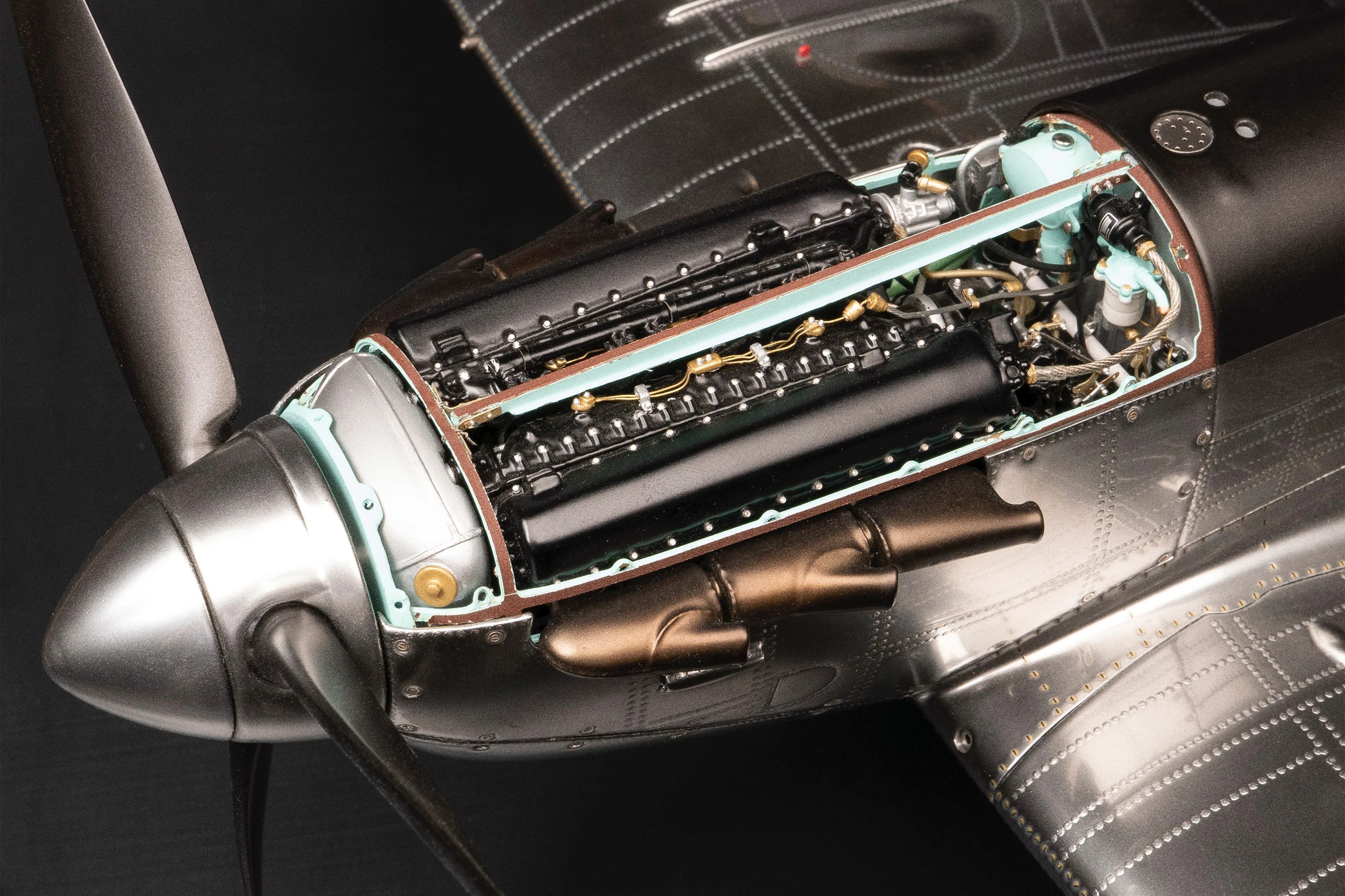 1940 Mk 1a Spitfire - Bare Aluminium Finish - Image 11