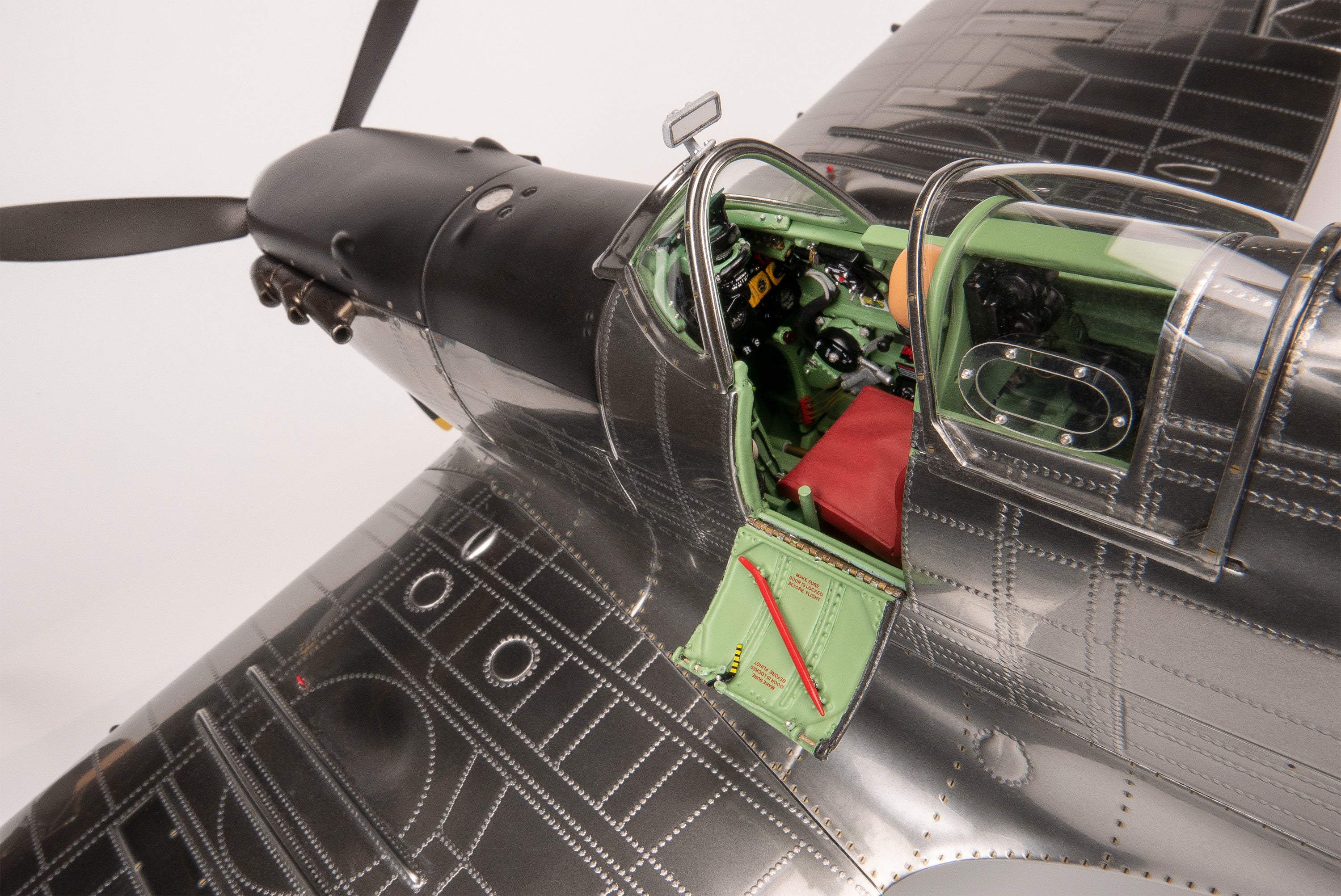 1940 Mk 1a Spitfire - Bare Aluminium Finish - Image 12