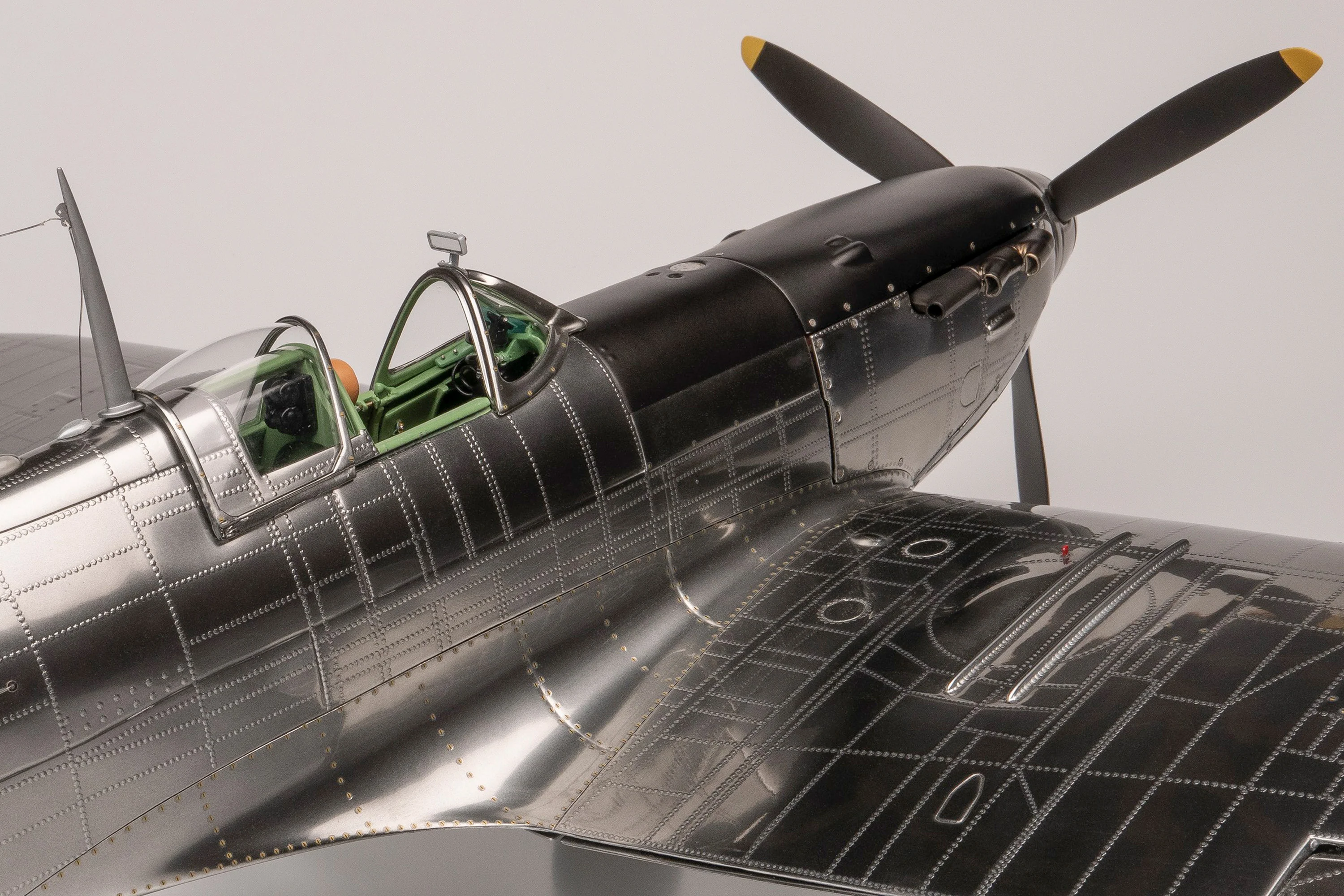 1940 Mk 1a Spitfire - Bare Aluminium Finish - Image 19