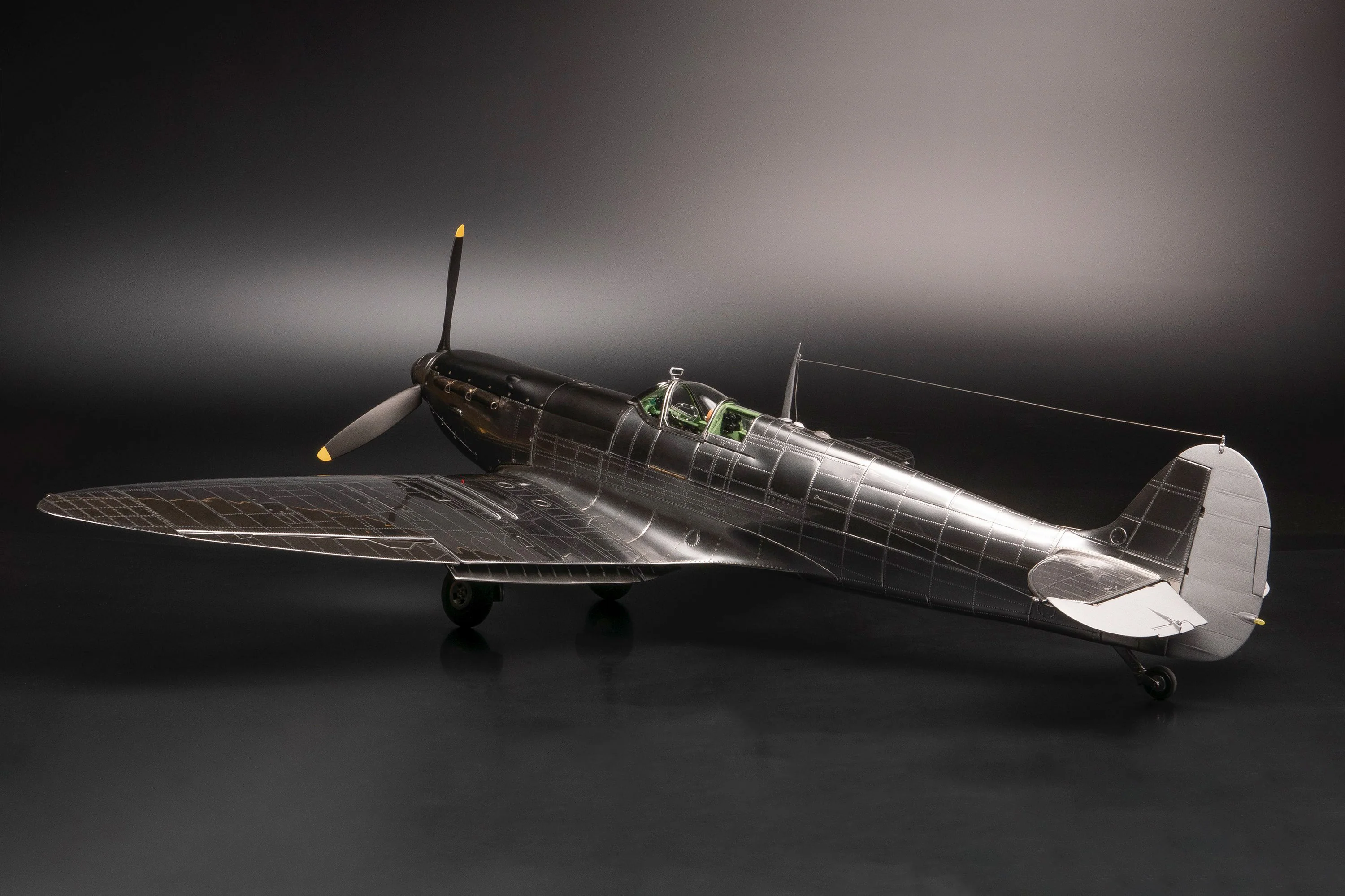1940 Mk 1a Spitfire - Bare Aluminium Finish - Image 7