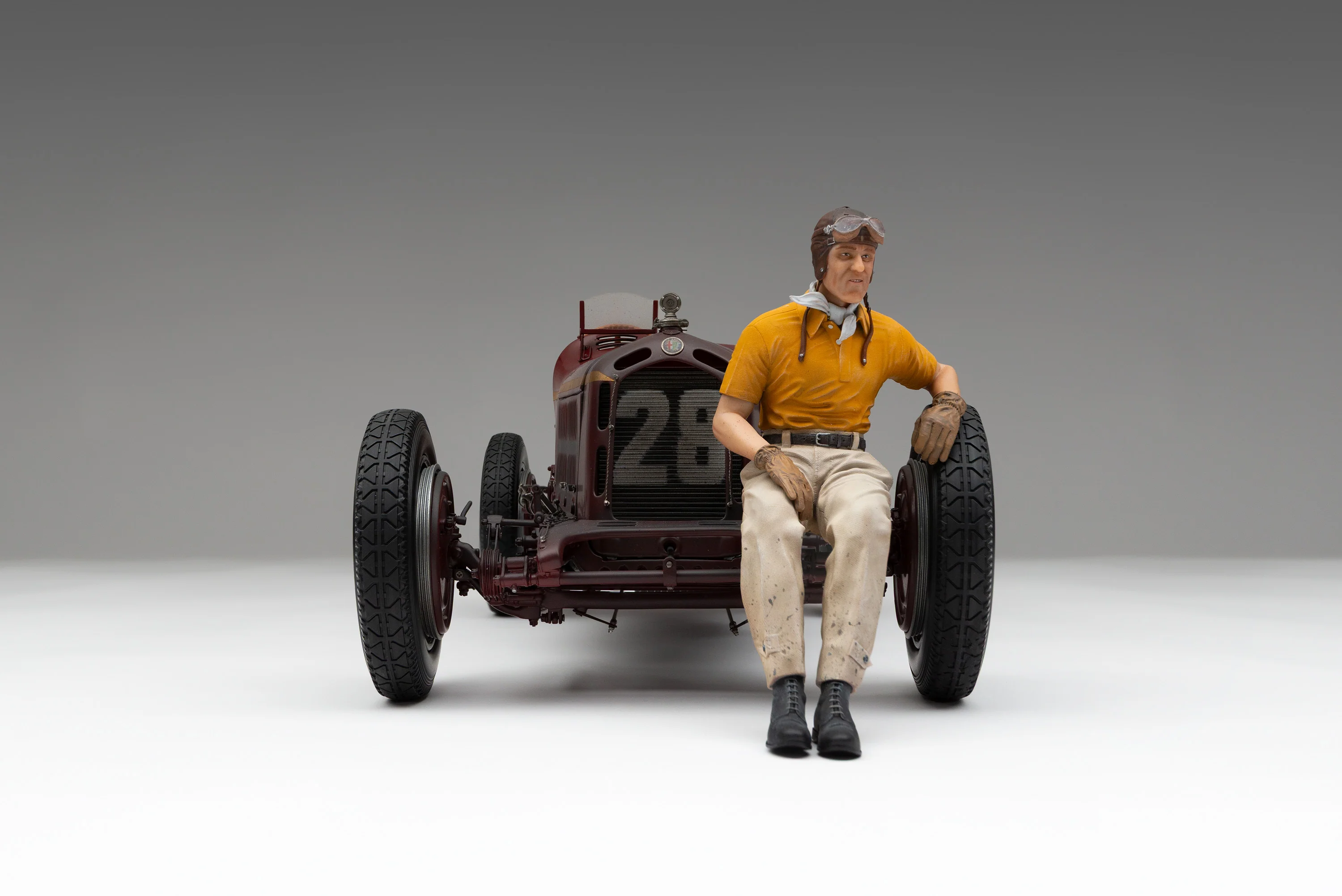 Alfa Romeo 8C 2300 "Monza" - 1932 Monaco Grand Prix Winner - Tazio Nuvolari Figure Edition - Image 8