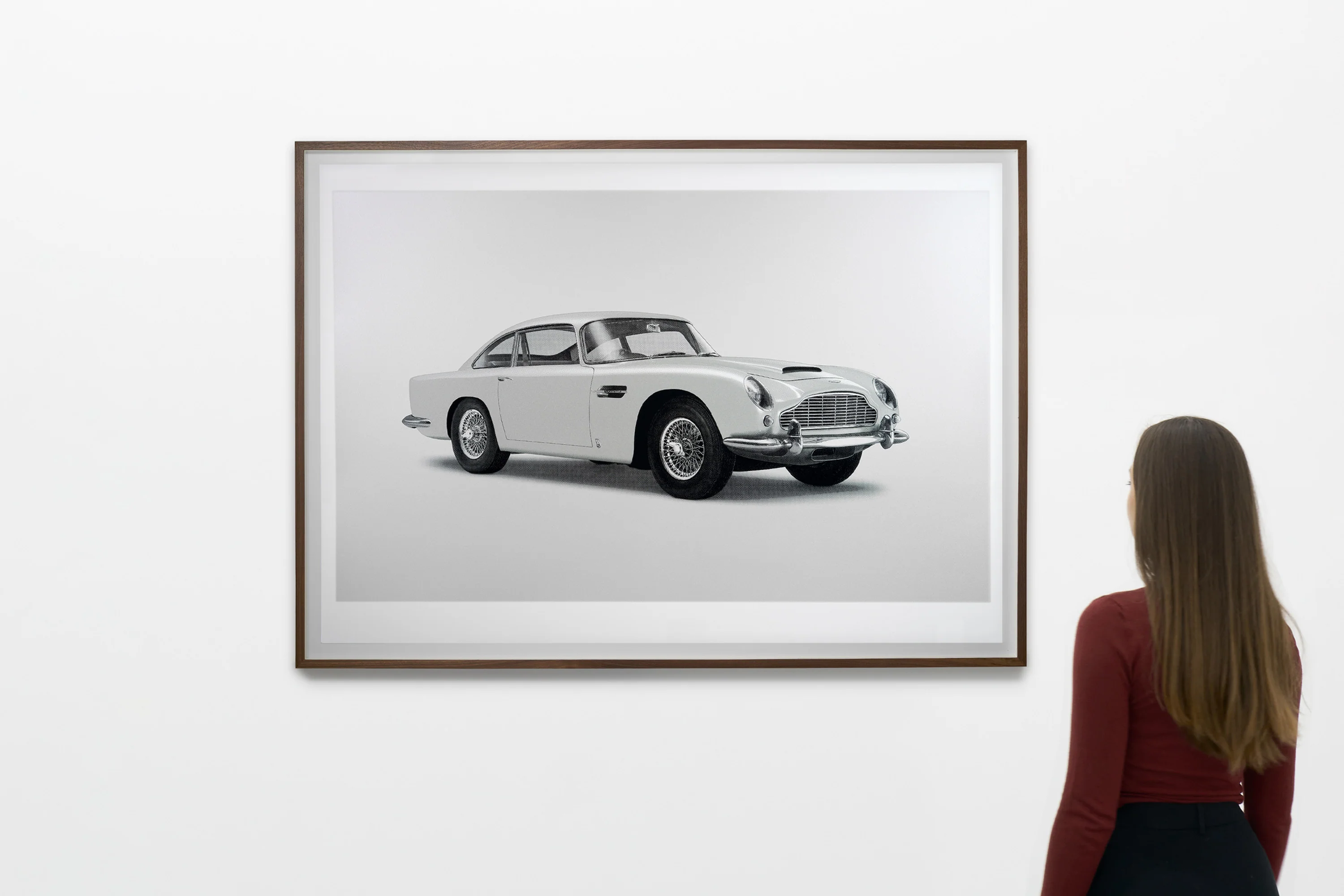 Aston Martin DB5 Vantage - Alan Thornton - Art Screen Print - 3/4 Angle View - Image 3
