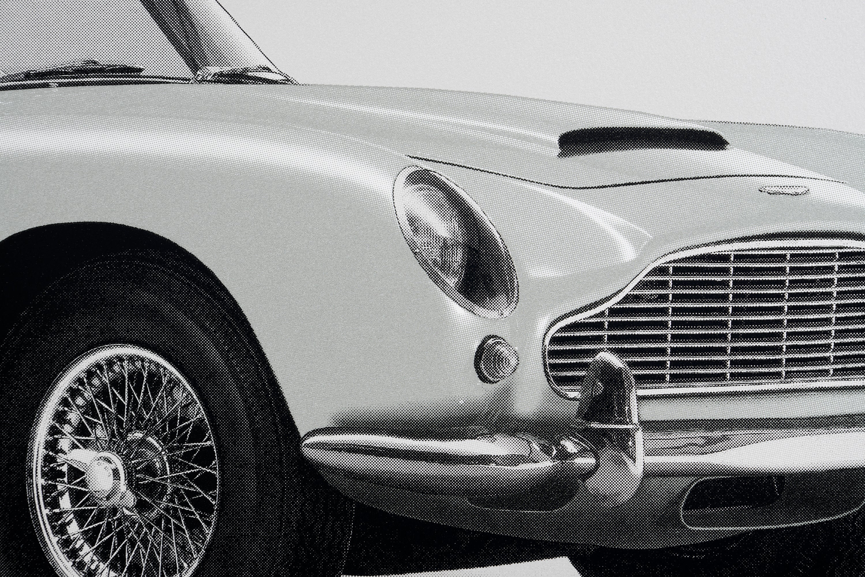 Aston Martin DB5 Vantage - Alan Thornton - Art Screen Print - 3/4 Angle View - Image 6