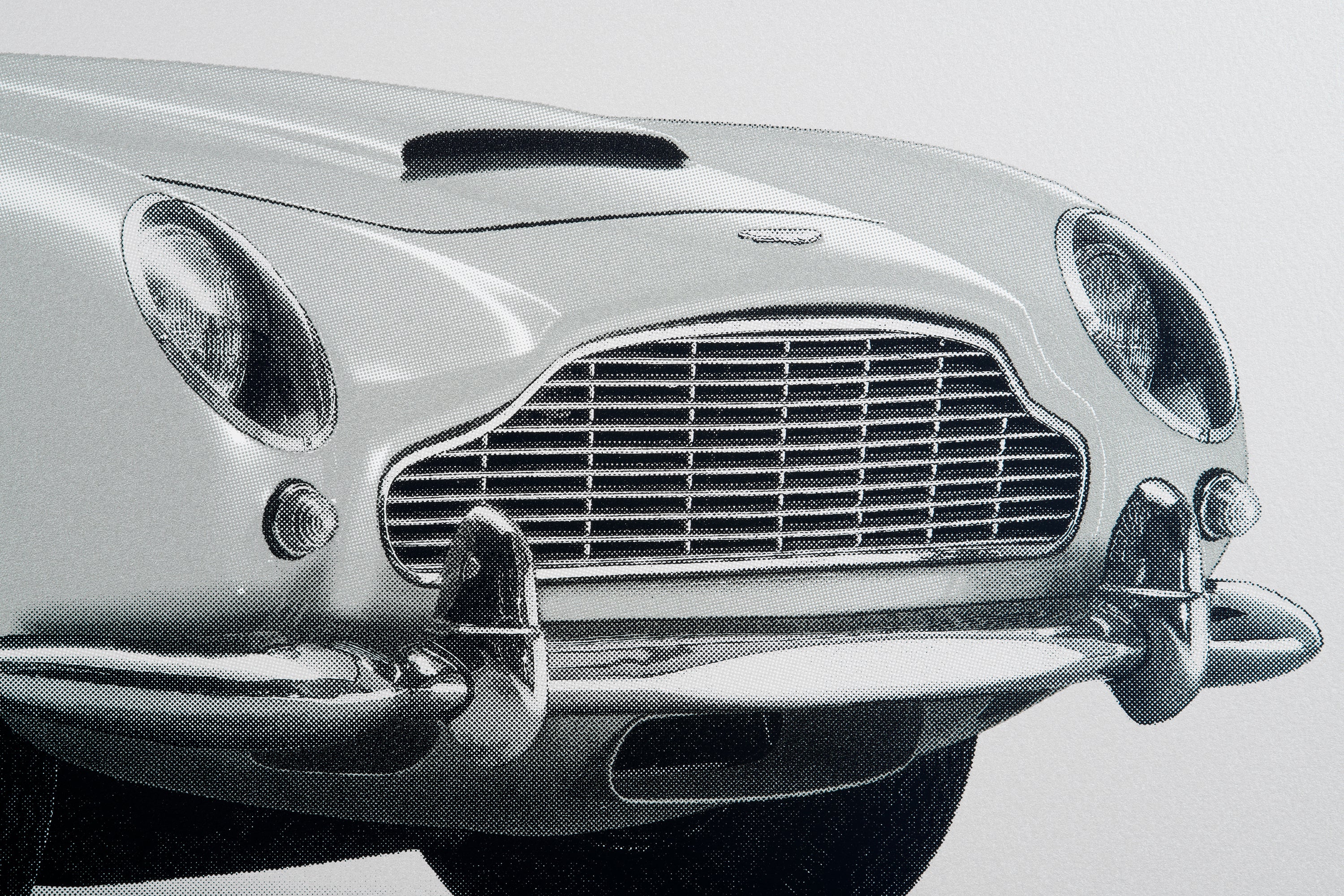 Aston Martin DB5 Vantage - Alan Thornton - Art Screen Print - 3/4 Angle View - Image 8