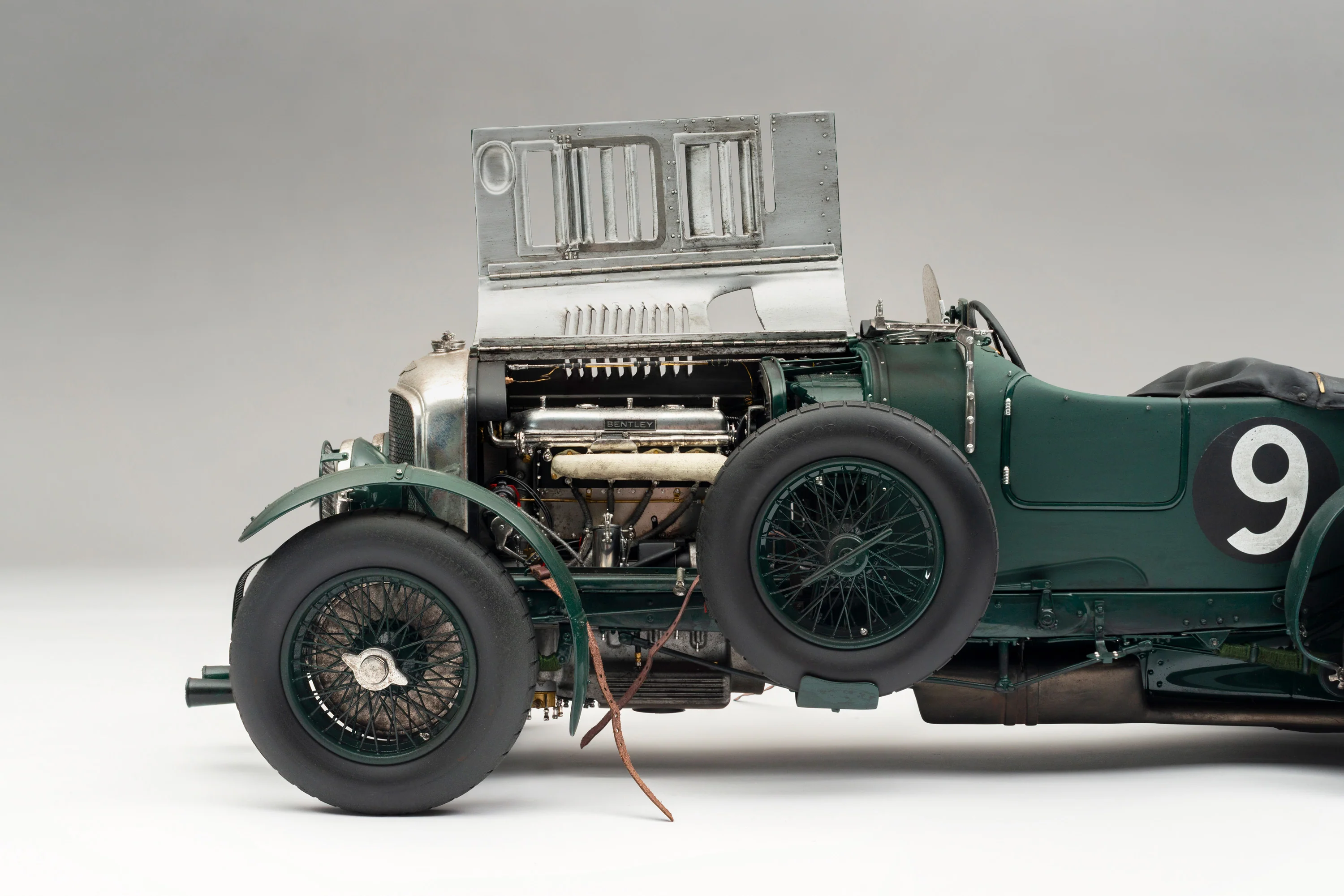 "1929 Bentley Blower" - 1930 Le Mans - Birkin & Chassagne - Race Weathered - Image 6