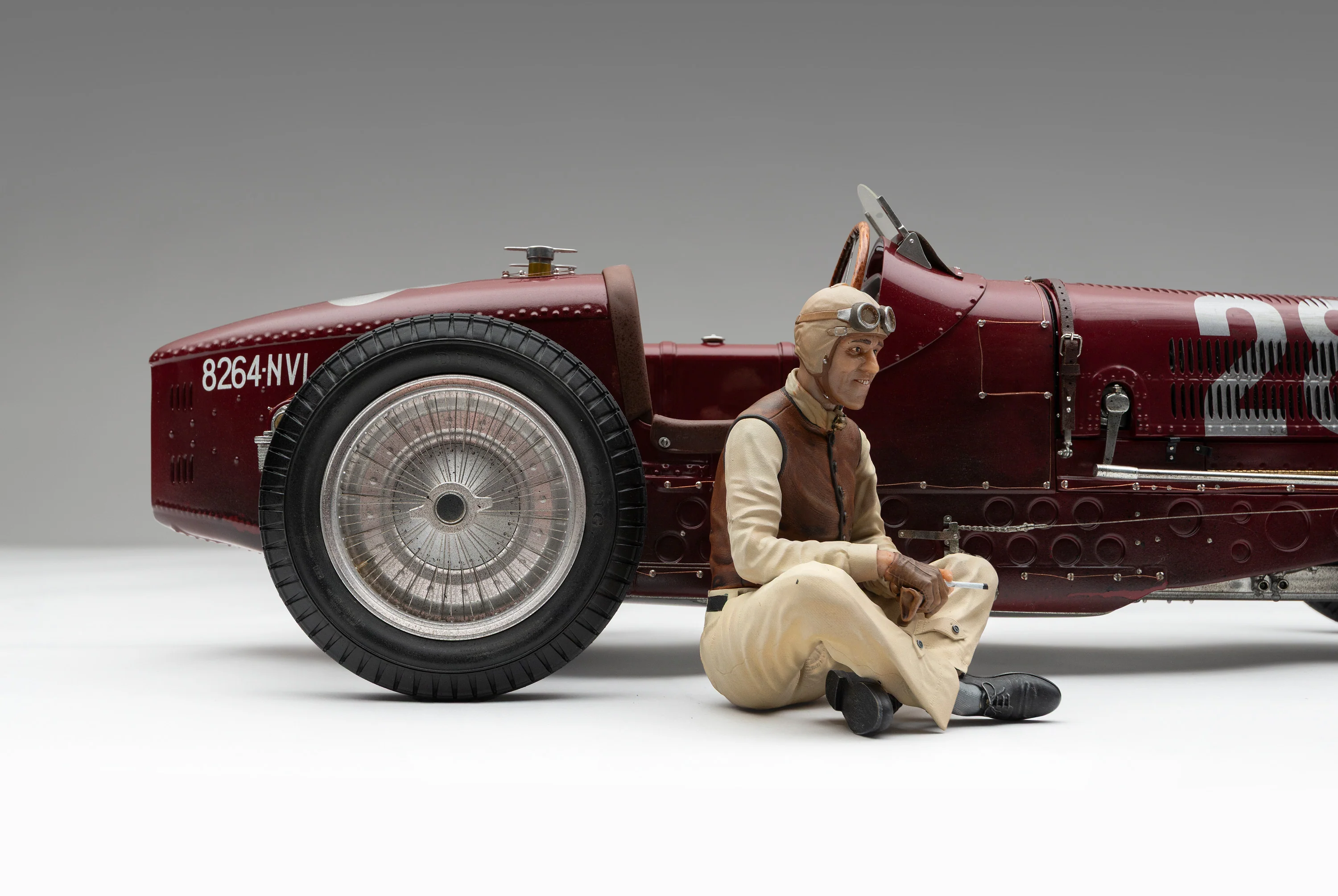 BUGATTI Type 59 - 1934 Monaco Grand Prix - Tazio Nuvolari Figure Edition - Image 11