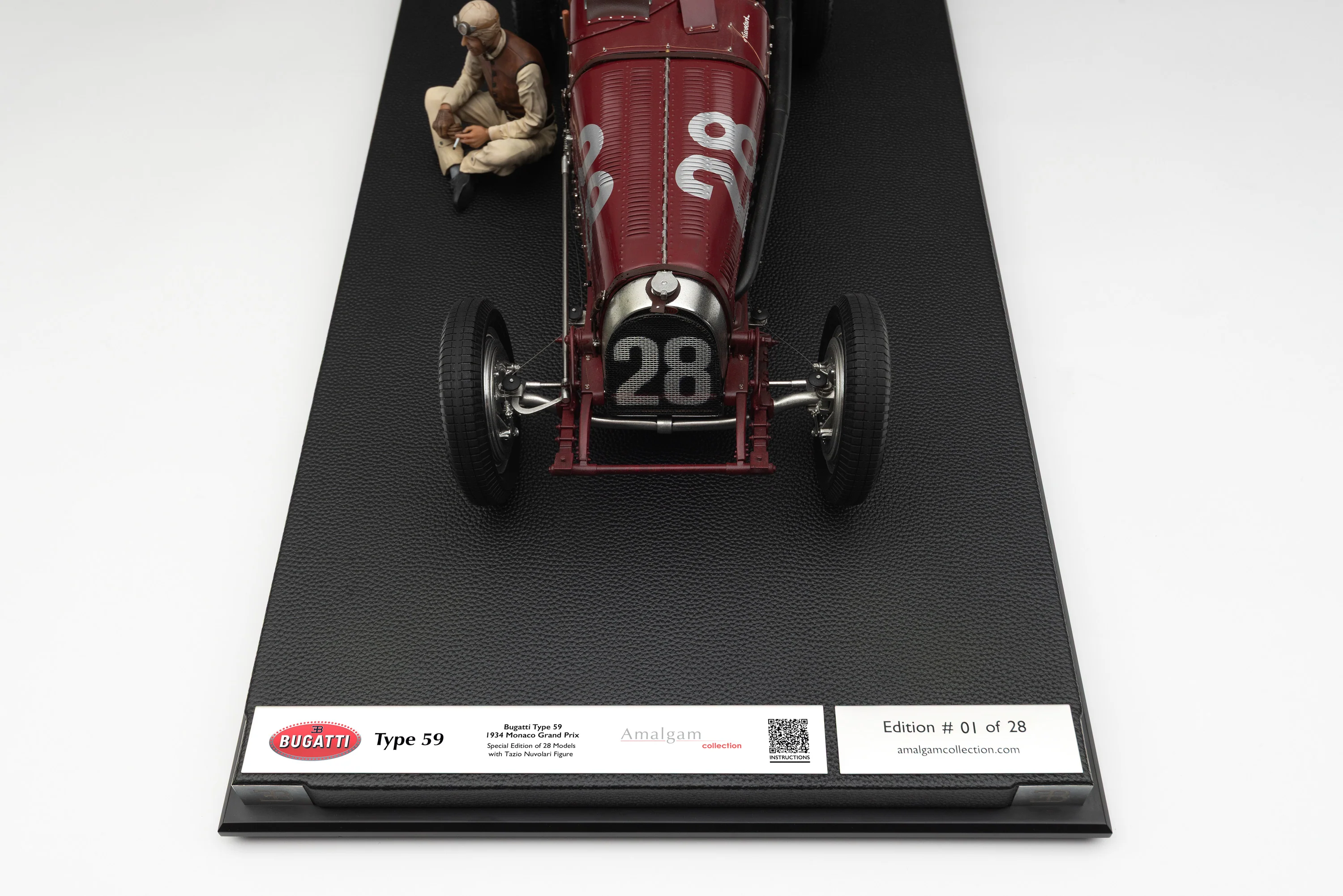 BUGATTI Type 59 - 1934 Monaco Grand Prix - Tazio Nuvolari Figure Edition - Image 13