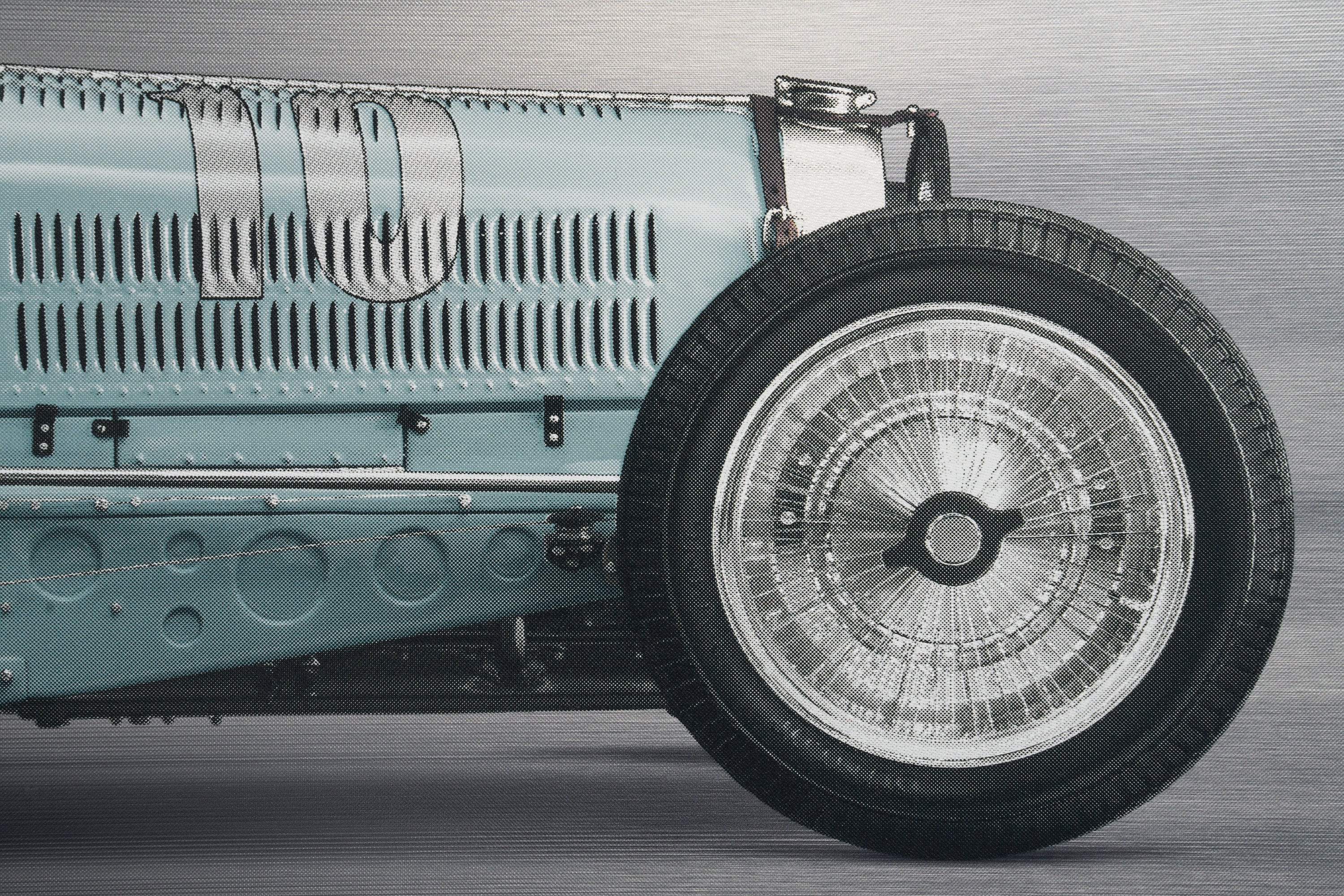 BUGATTI  Type 59 Atlantic - 85cm Half Tone Flat Bed Print - Side View - Image 4