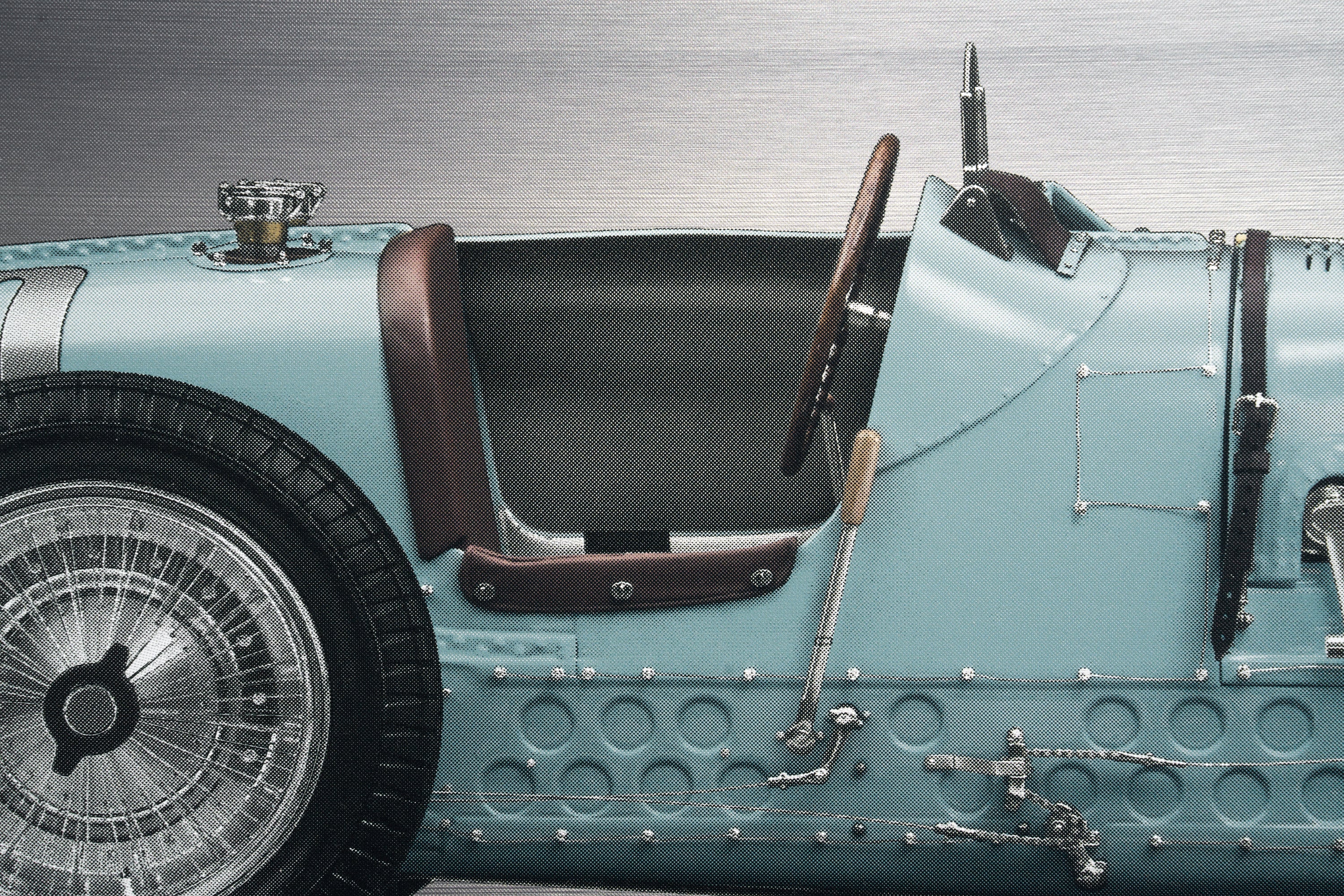 BUGATTI  Type 59 Atlantic - 85cm Half Tone Flat Bed Print - Side View - Image 6