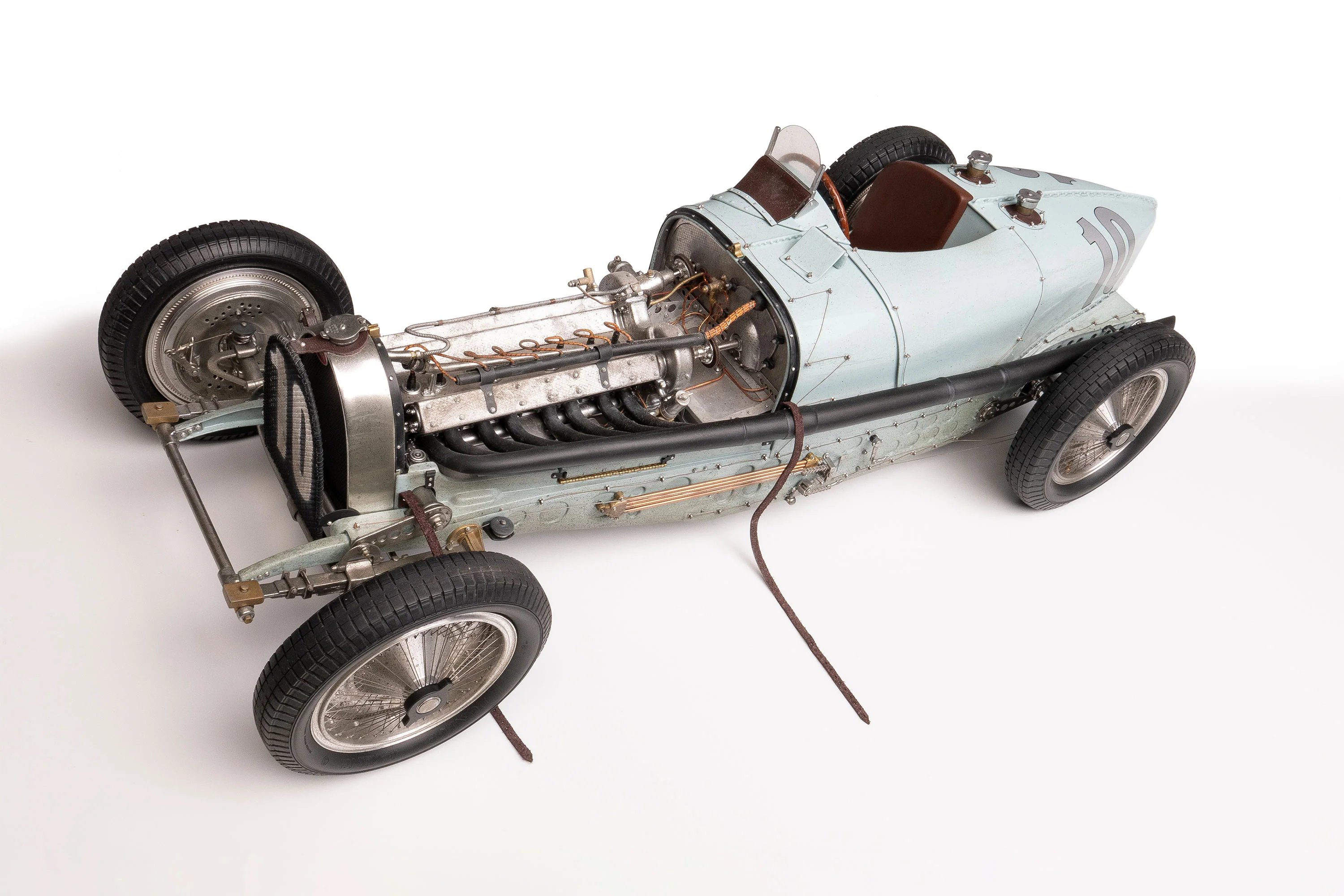 BUGATTI Type 59 - 1935 Belgian Grand Prix - Jean-Pierre Wimille Figure Edition - Image 12