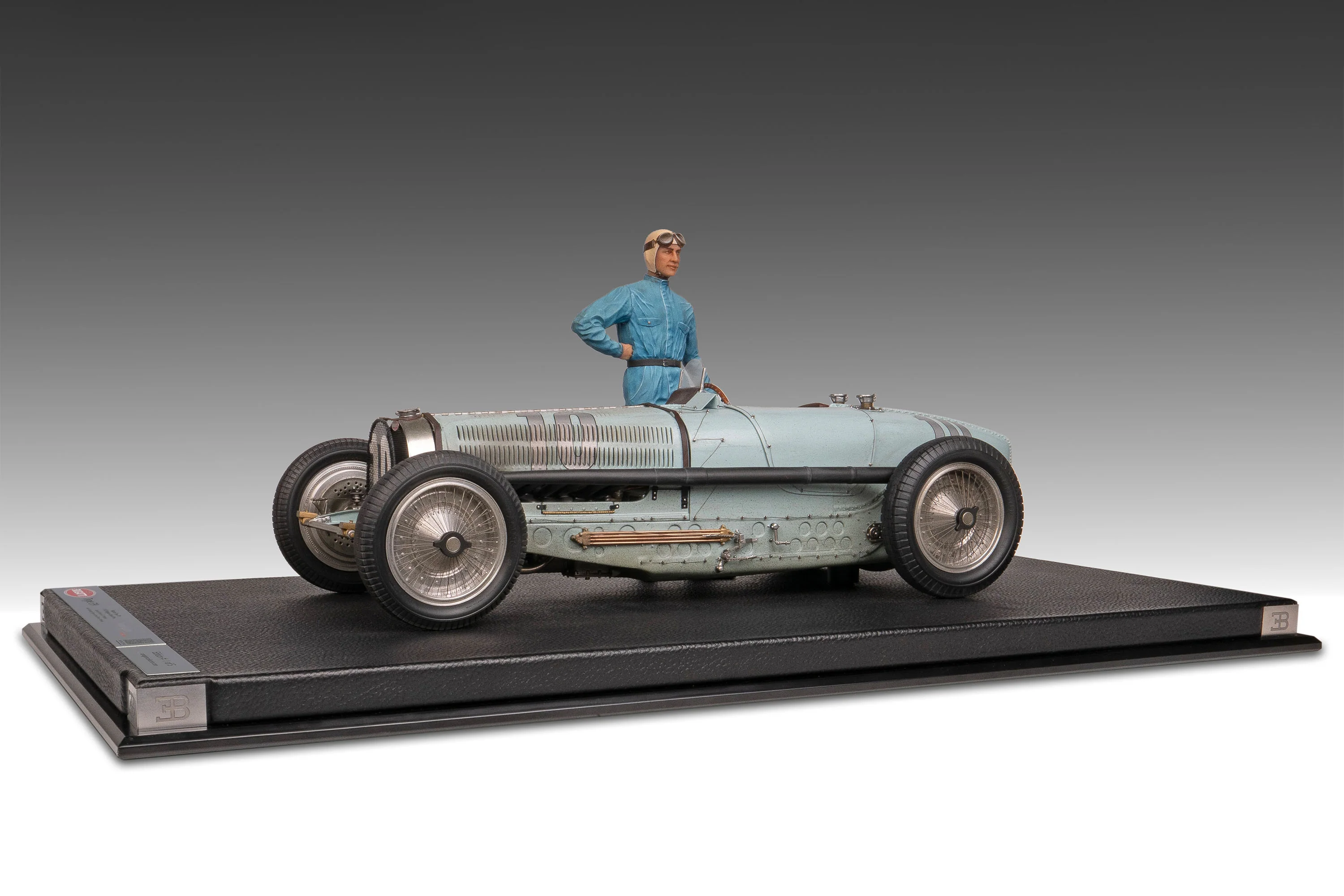 BUGATTI Type 59 - 1935 Belgian Grand Prix - Jean-Pierre Wimille Figure Edition - Image 13