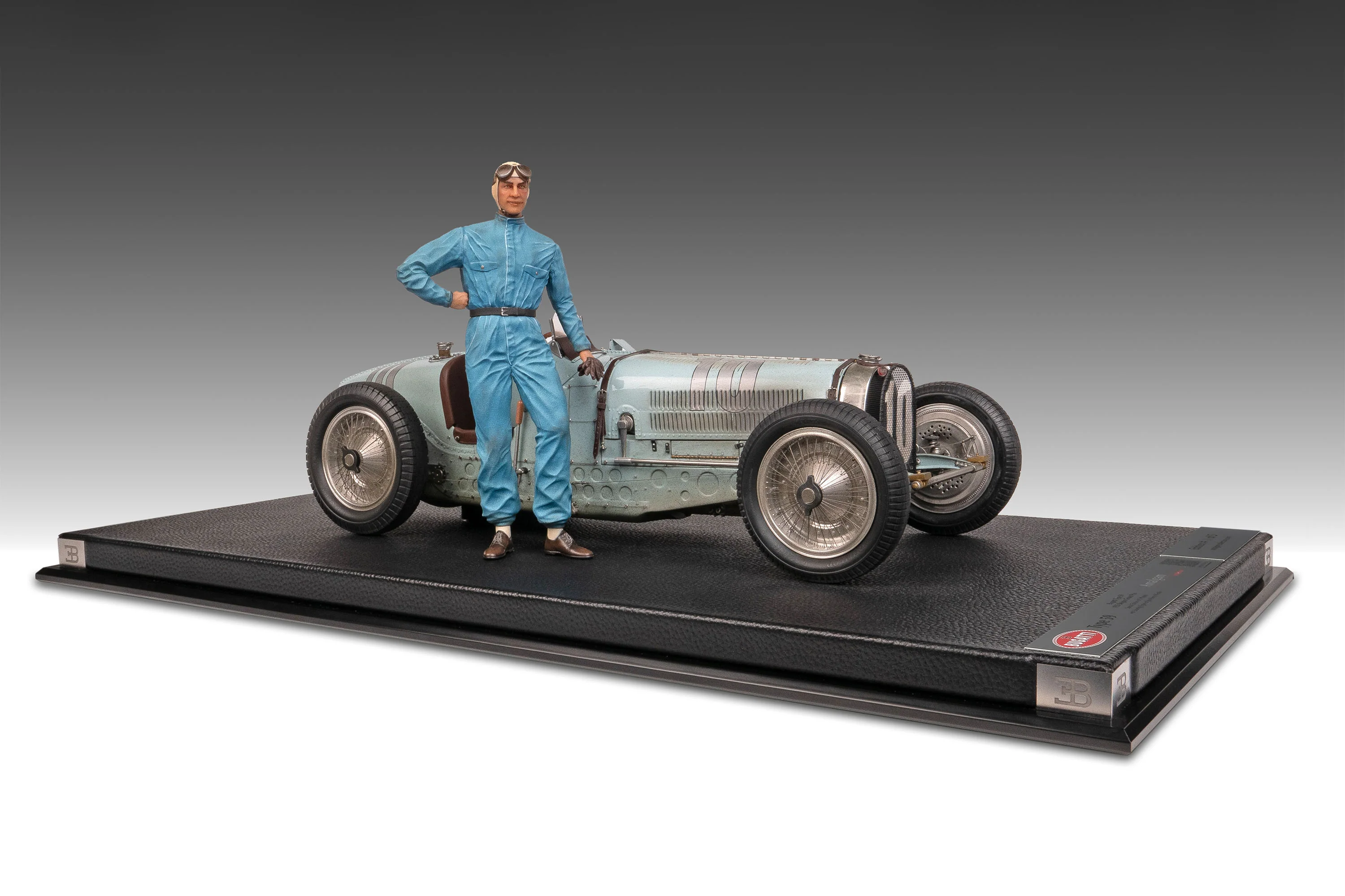 BUGATTI Type 59 - 1935 Belgian Grand Prix - Jean-Pierre Wimille Figure Edition - Image 17