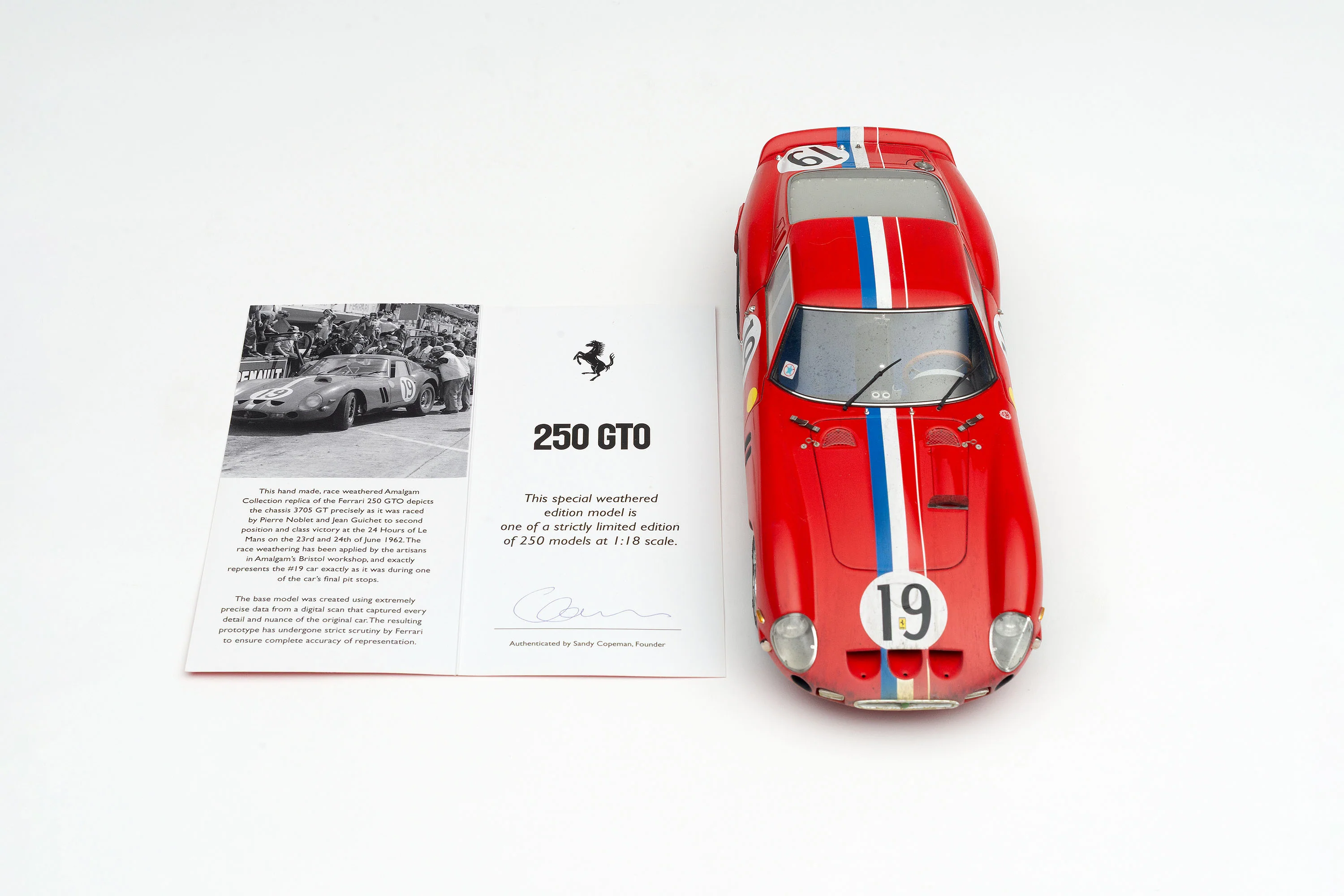 Ferrari 250 GTO - 3705GT - 1962 Le Mans Class Winner - Race Weathered - Image 12
