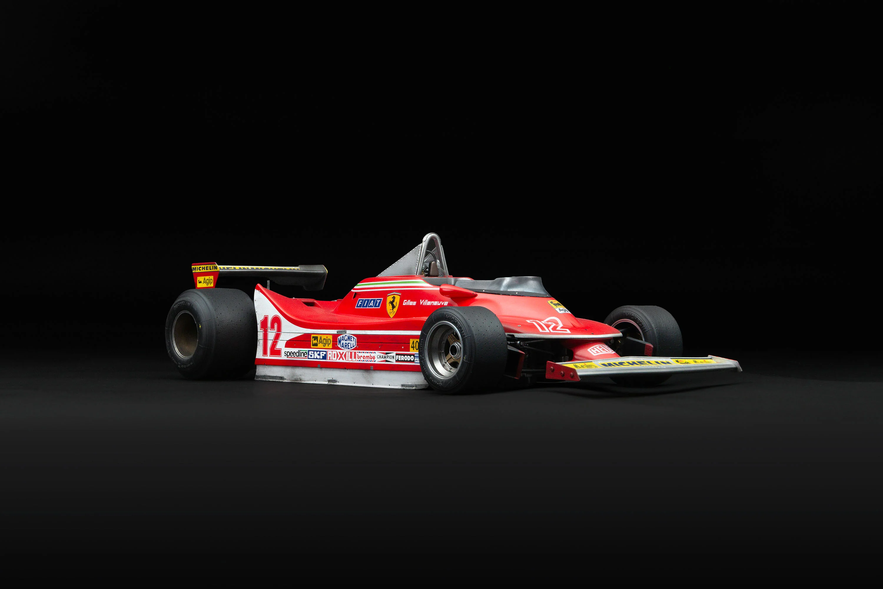 Ferrari 312 T4 - 1979 US East Grand Prix Winner - Villeneuve - Race Weathered with Unique Richard Kelley Prints