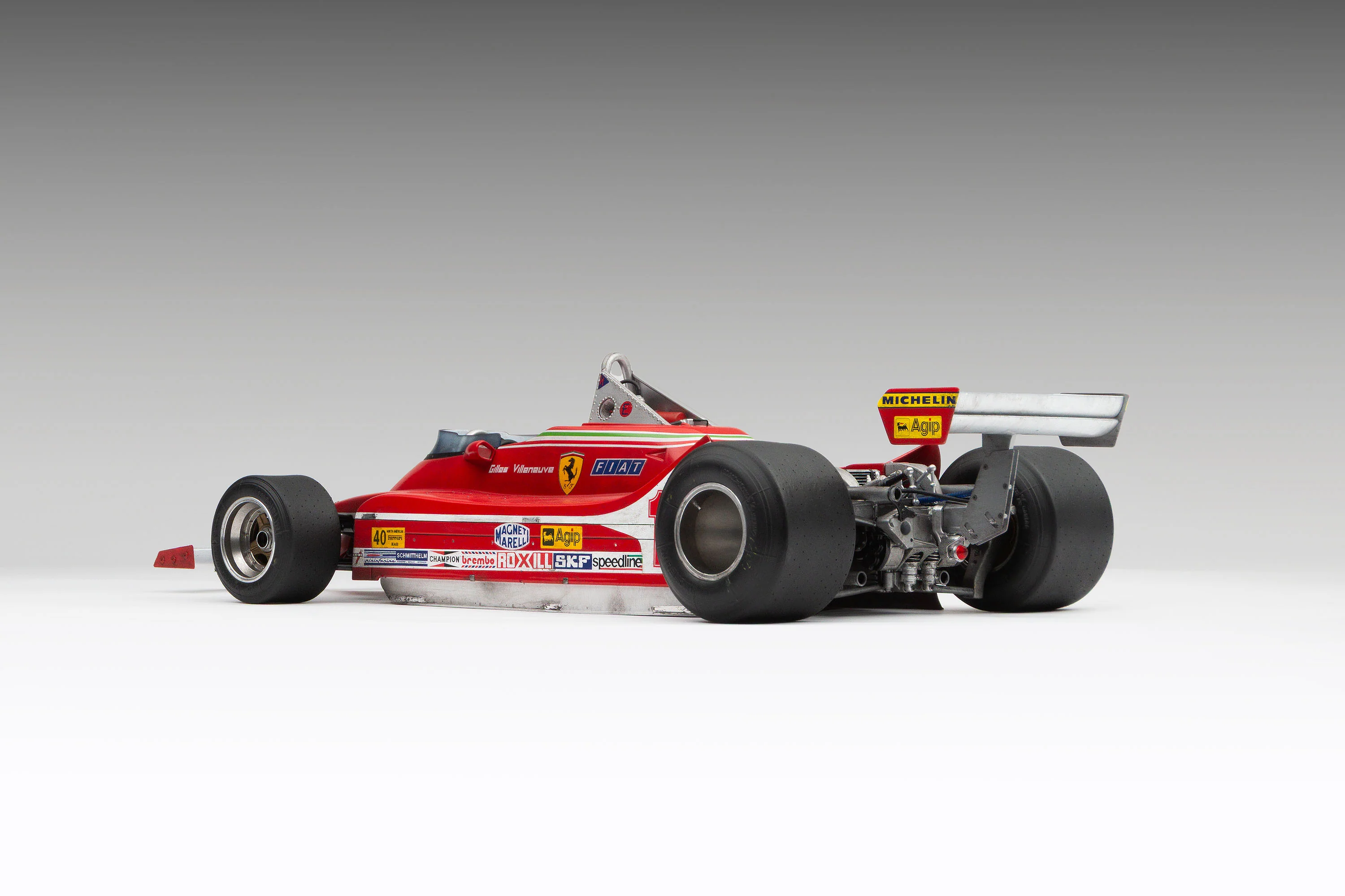 Ferrari 312 T4 - 1979 US East Grand Prix Winner - Villeneuve - Race Weathered with Unique Richard Kelley Prints - Image 16