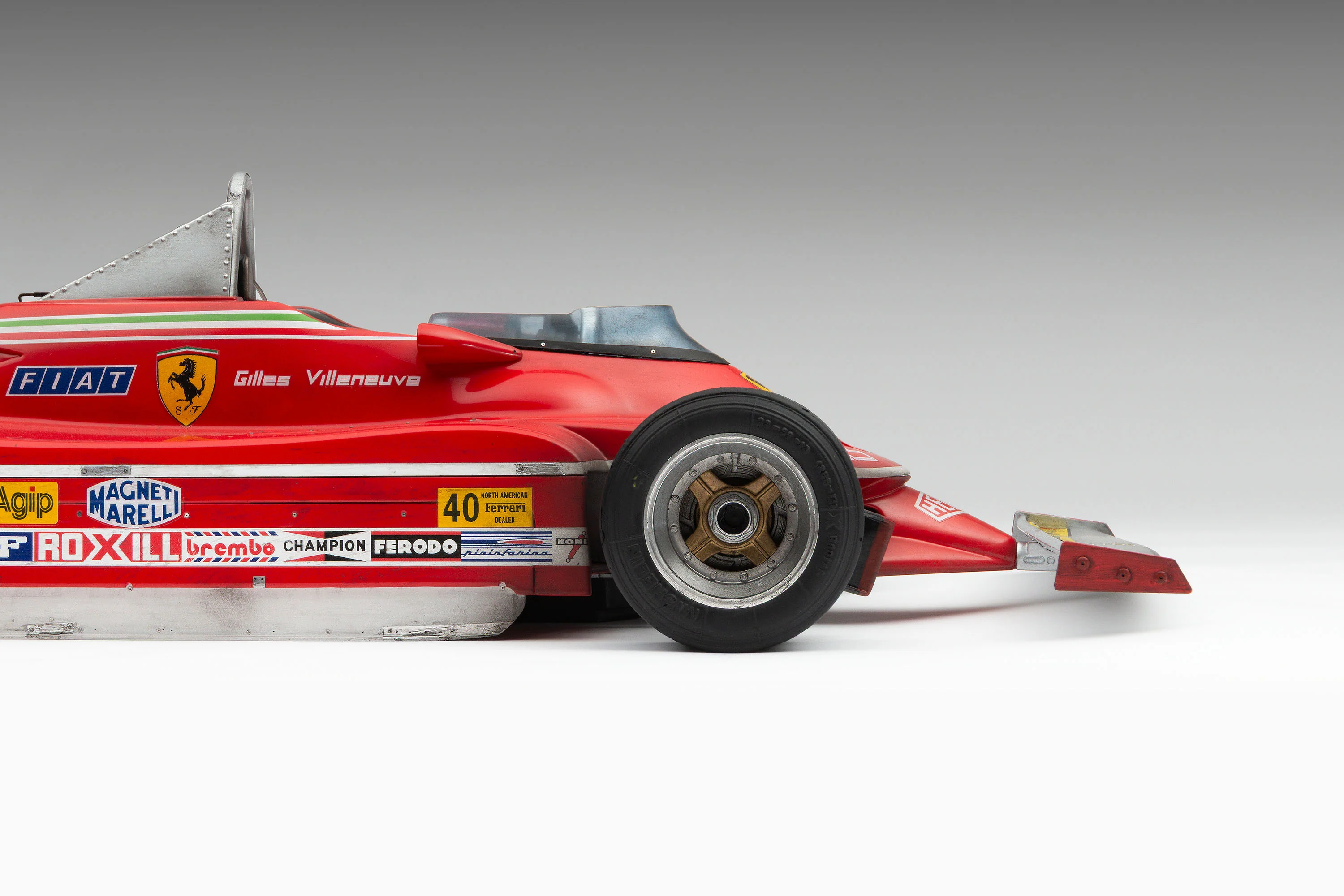 Ferrari 312 T4 - 1979 US East Grand Prix Winner - Villeneuve - Race Weathered with Unique Richard Kelley Prints - Image 21