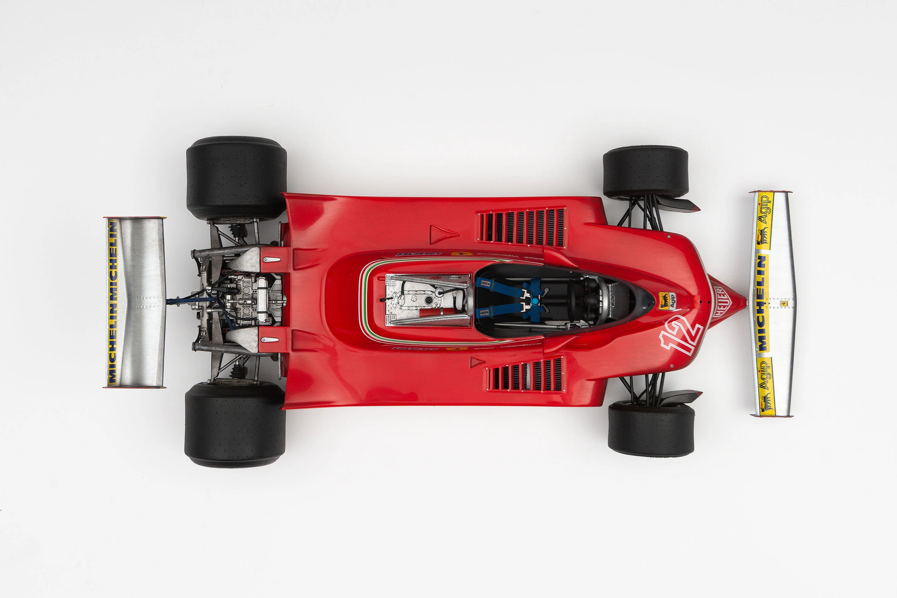 Ferrari 312 T4 - 1979 US East Grand Prix Winner - Villeneuve - Race Weathered with Unique Richard Kelley Prints - Image 27