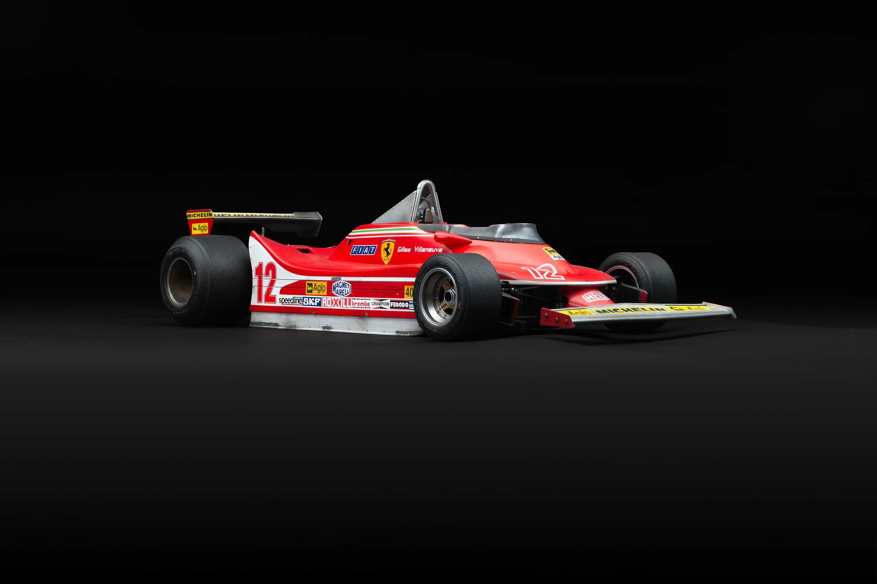 Ferrari 312 T4 - 1979 US East Grand Prix Winner - Villeneuve - Race Weathered with Unique Richard Kelley Prints - Image 3