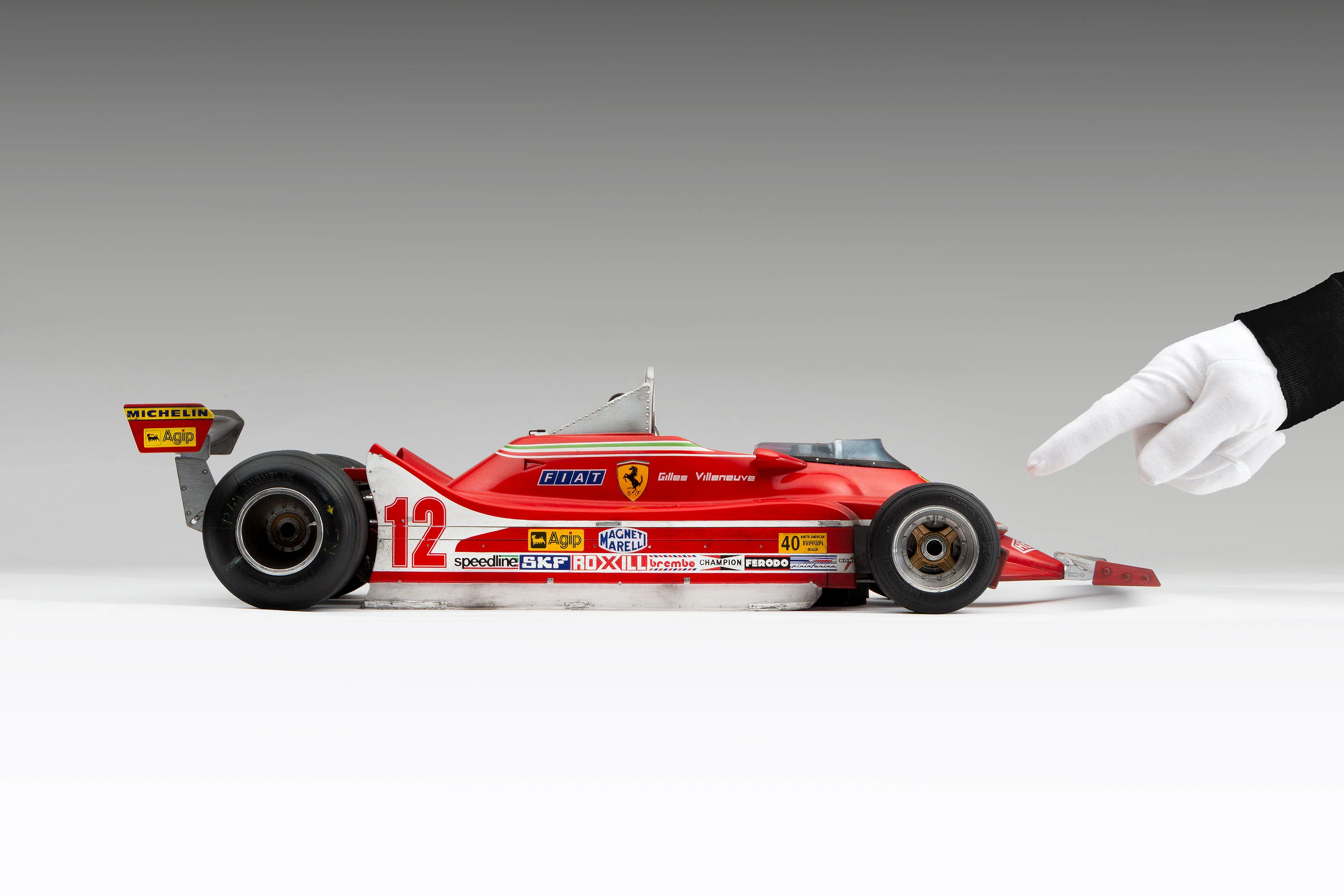 Ferrari 312 T4 - 1979 US East Grand Prix Winner - Villeneuve - Race Weathered with Unique Richard Kelley Prints - Image 5