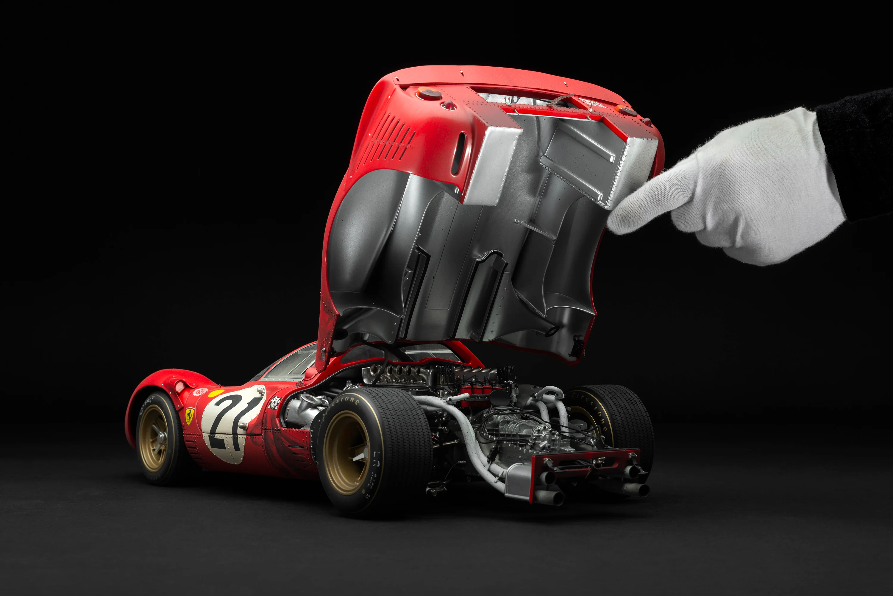 Ferrari 330 P4 - 1967 Le Mans - 2nd Place - Class Winner - Race Weathered - Image 3