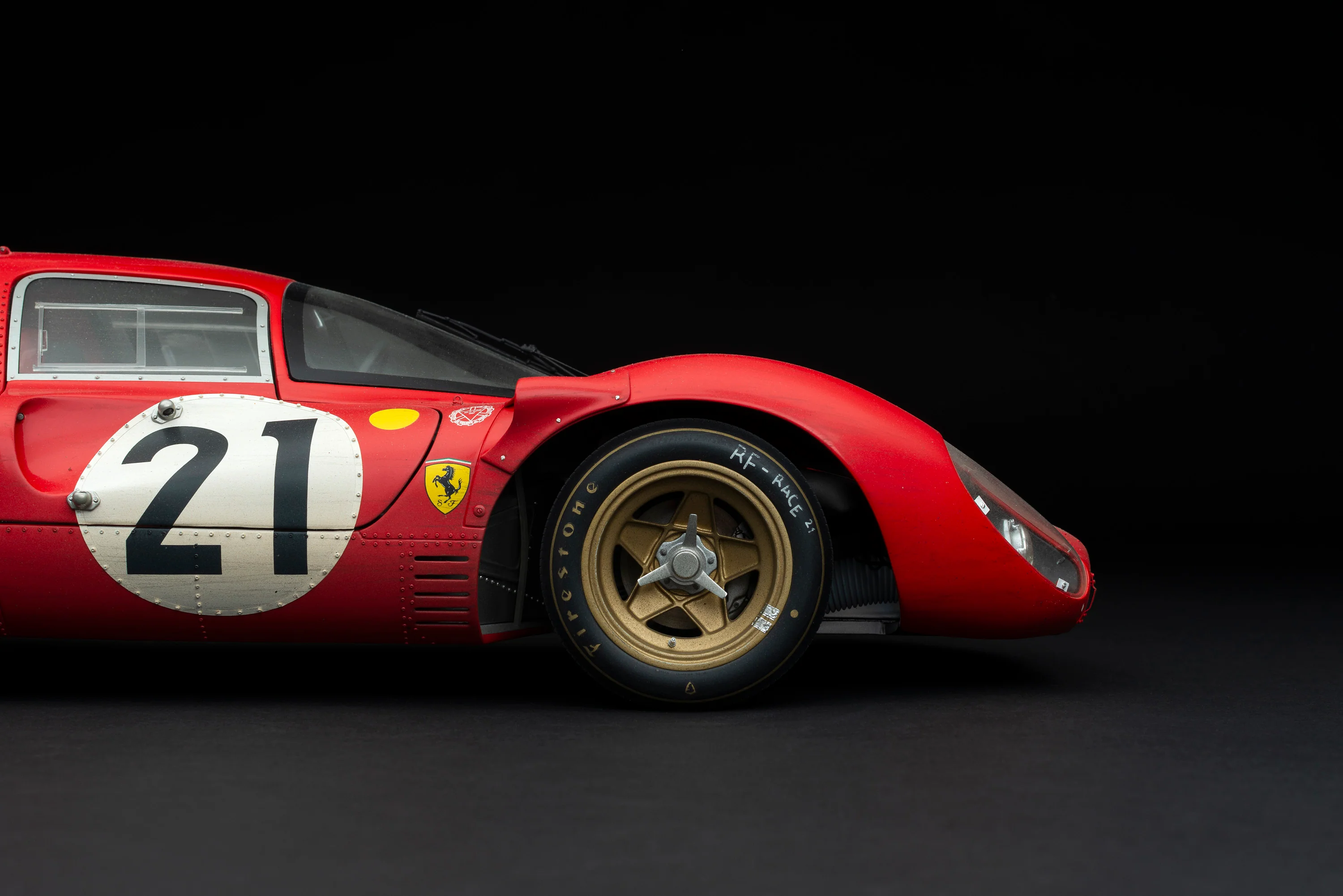 Ferrari 330 P4 - 1967 Le Mans - 2nd Place - Class Winner - Race Weathered - Image 7