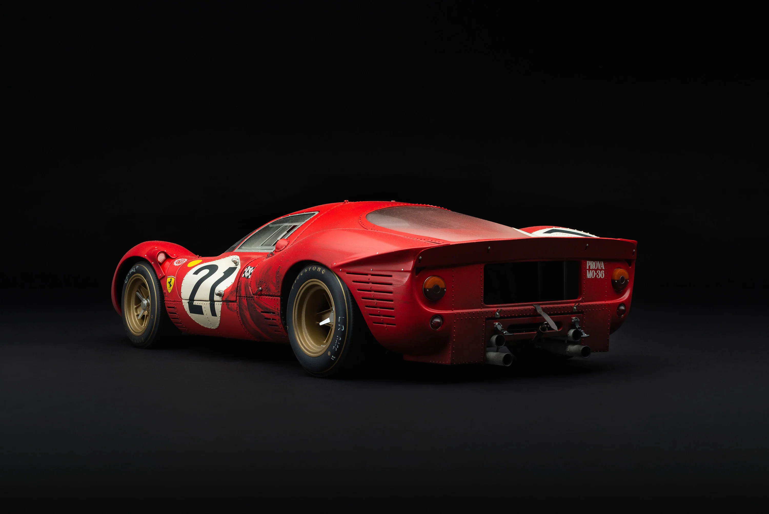 Ferrari 330 P4 - 1967 Le Mans - 2nd Place - Class Winner - Race Weathered - Image 9