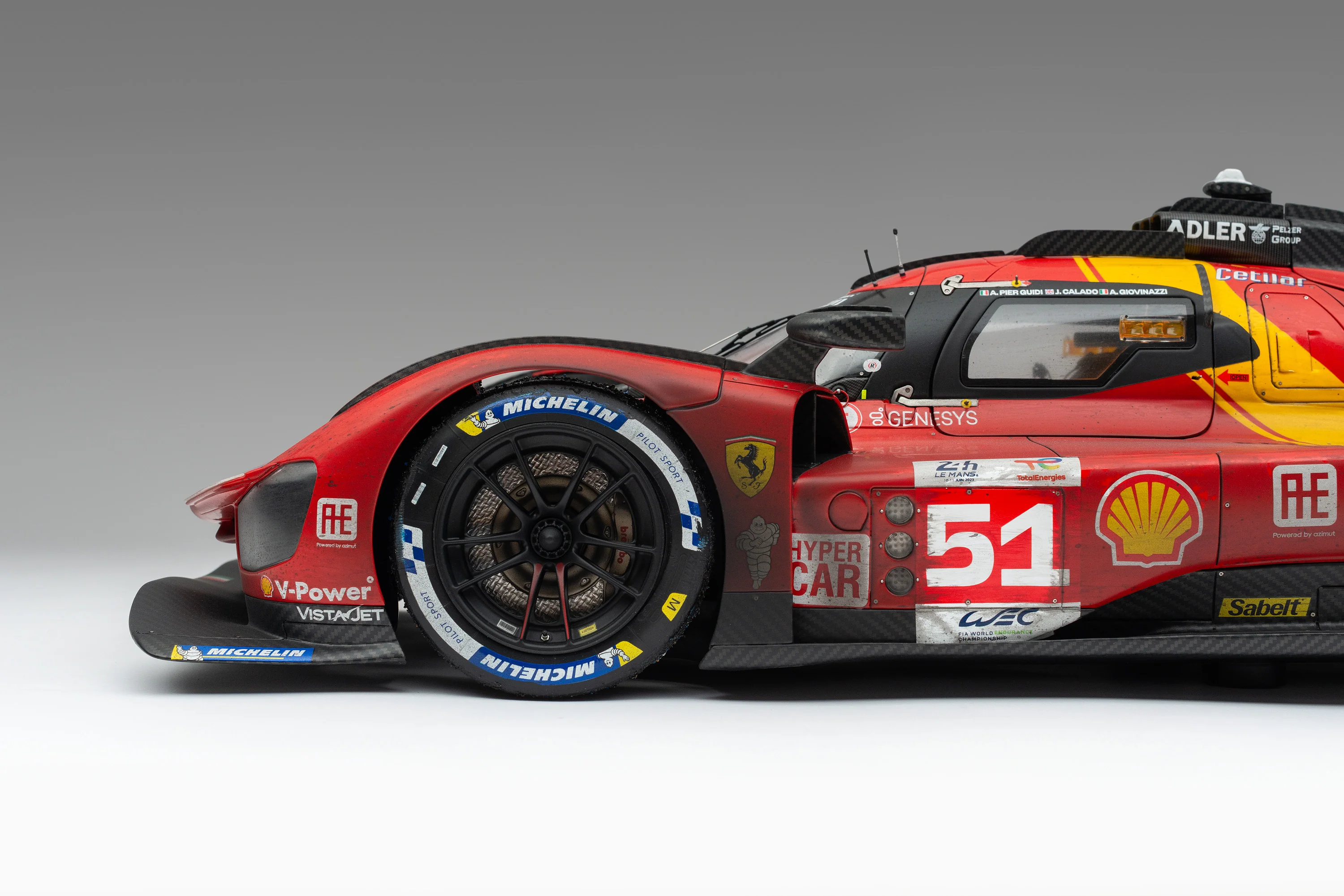 Ferrari 499P - 2023 Le Mans Winner - Race Weathered - Image 10