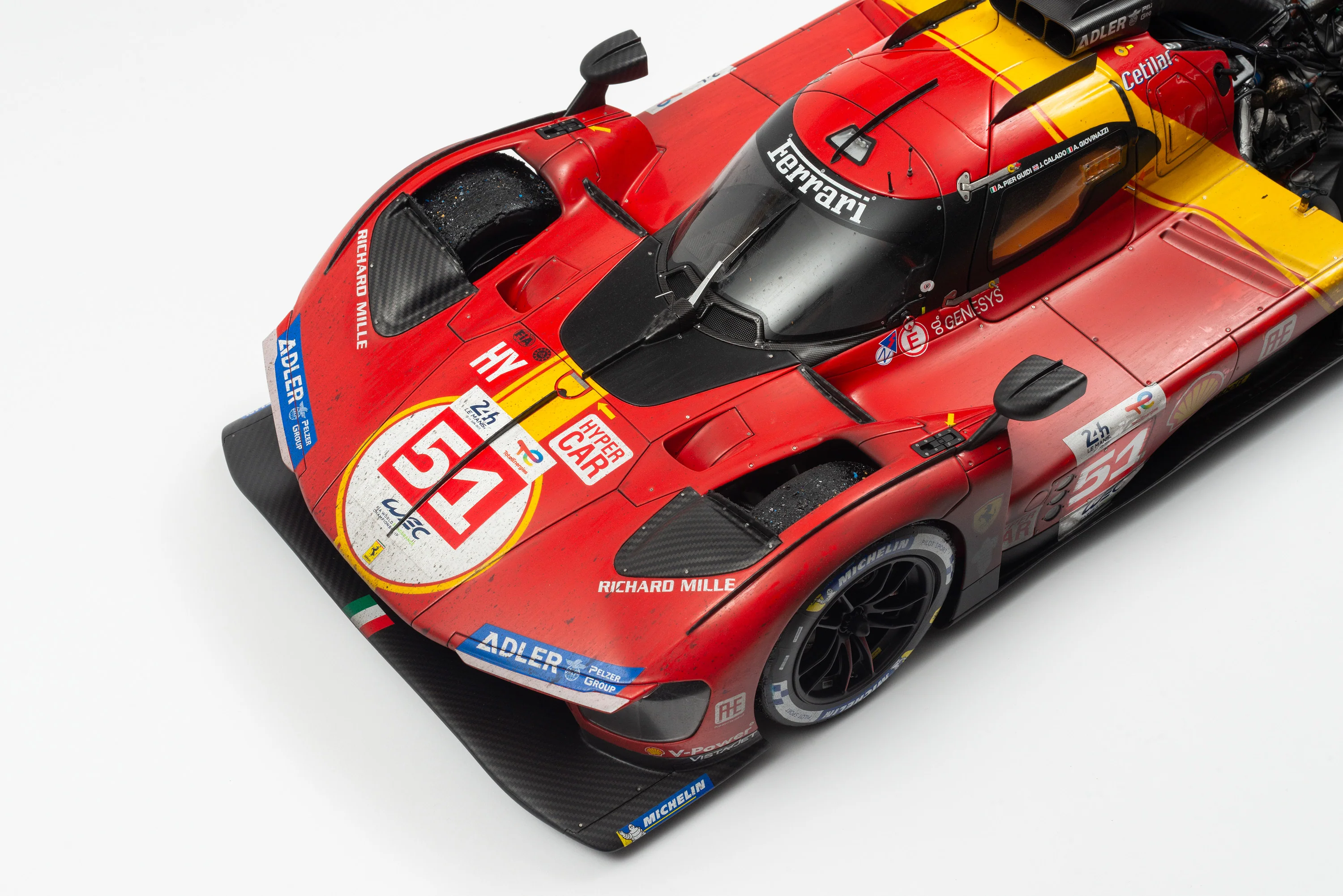 Ferrari 499P - 2023 Le Mans Winner - Race Weathered - Image 8
