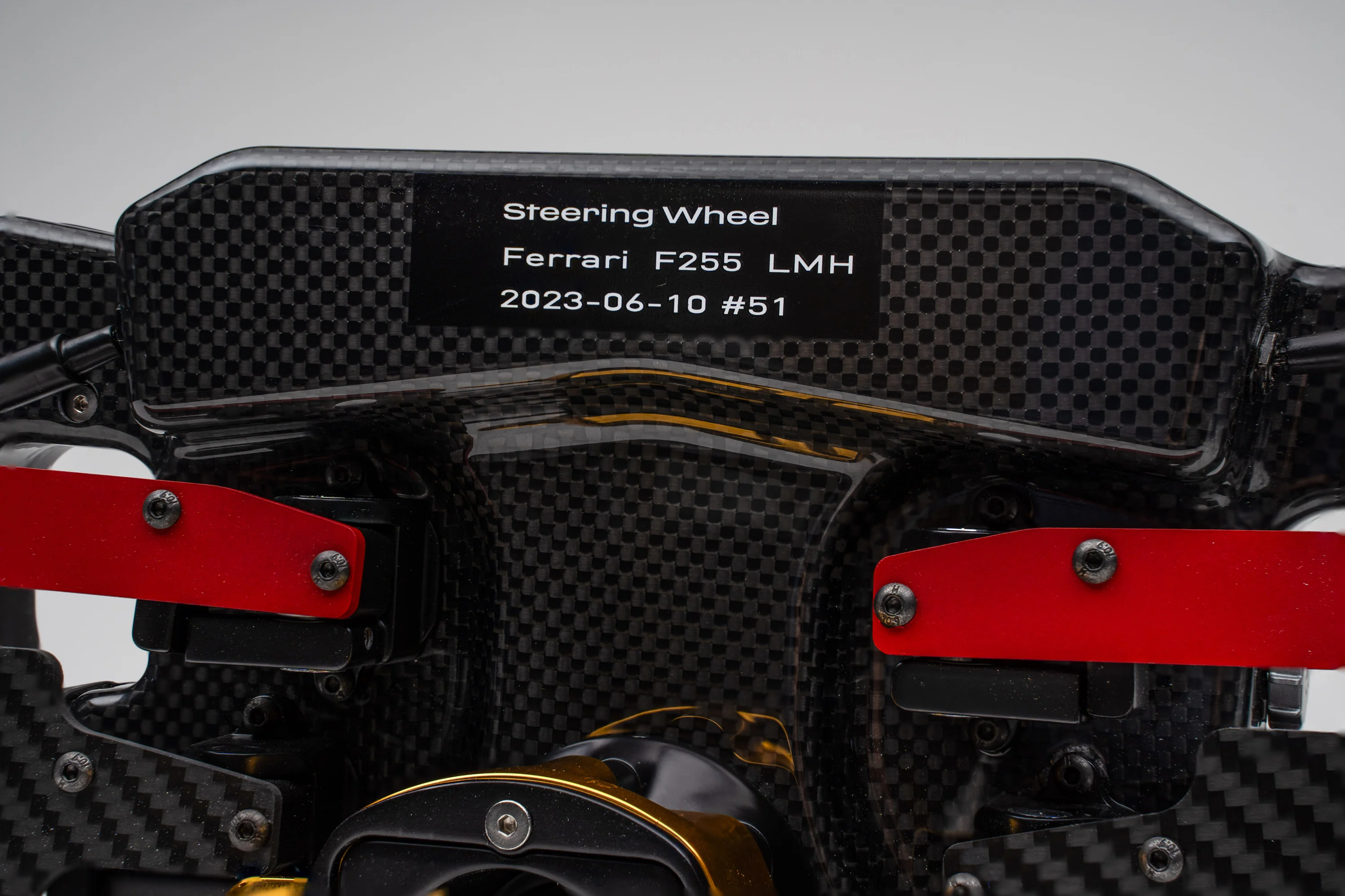 Ferrari 499P Steering Wheel - 2023 Le Mans Winner - Image 12