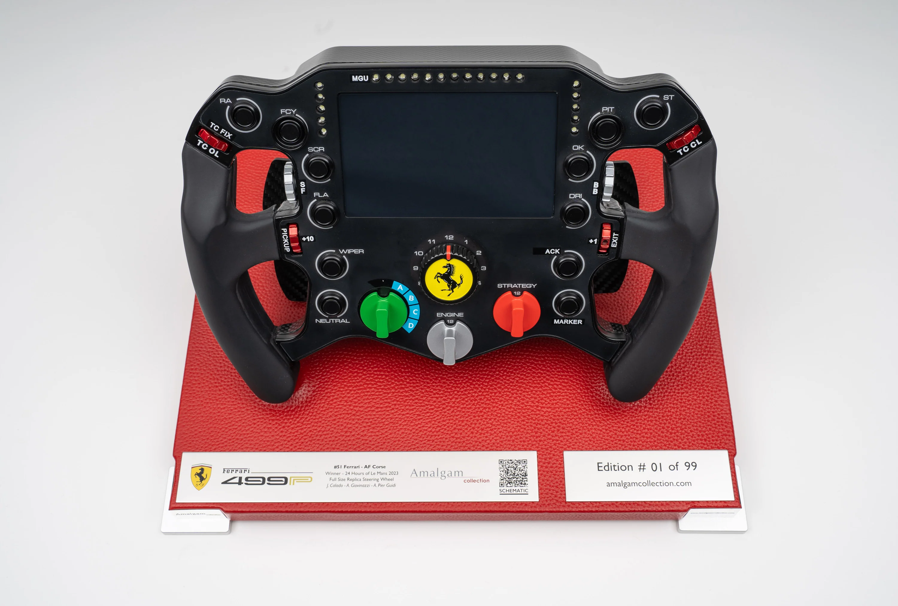Ferrari 499P Steering Wheel - 2023 Le Mans Winner - Image 14