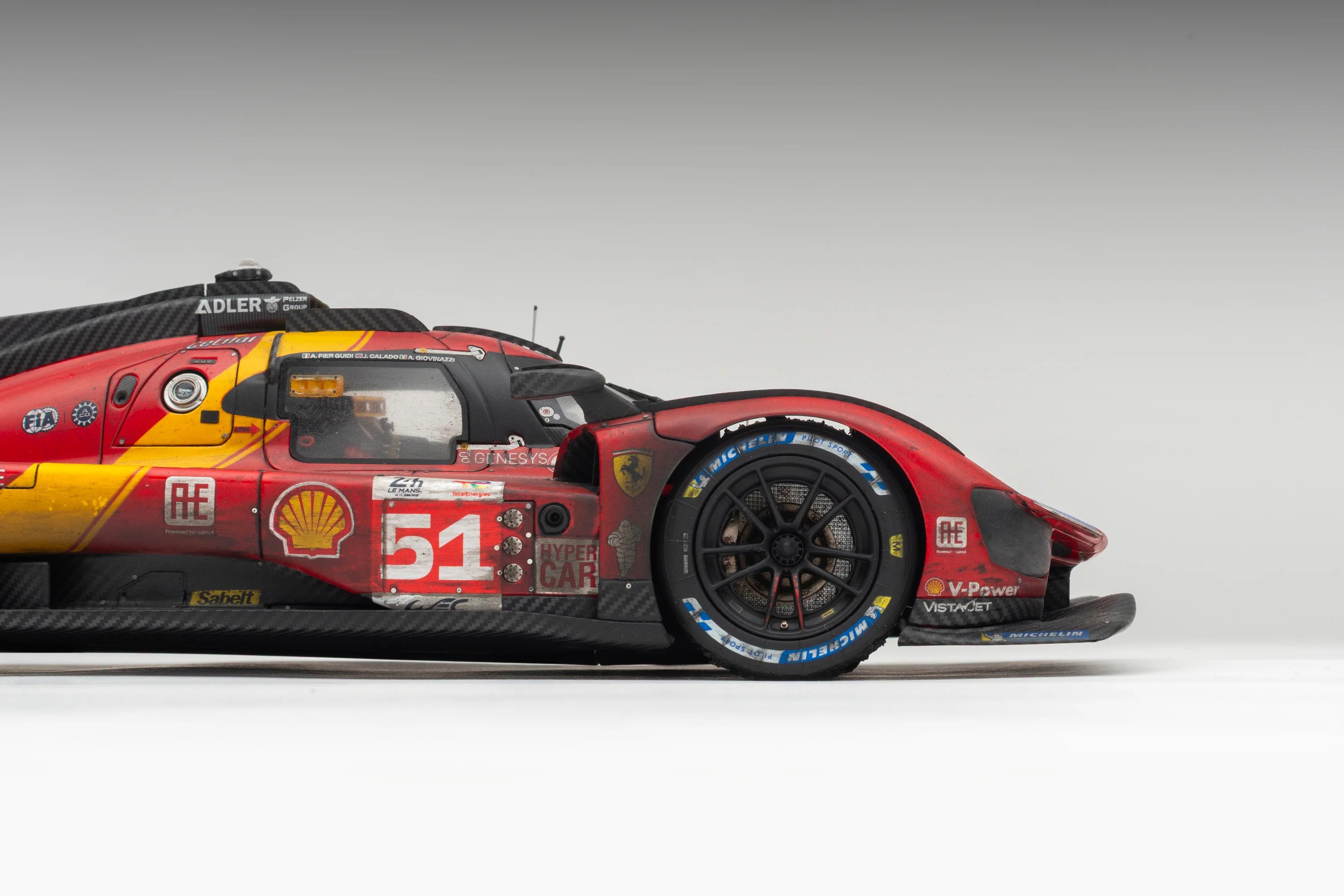Ferrari 499P - 2023 Le Mans Winner - Race Weathered - Image 10