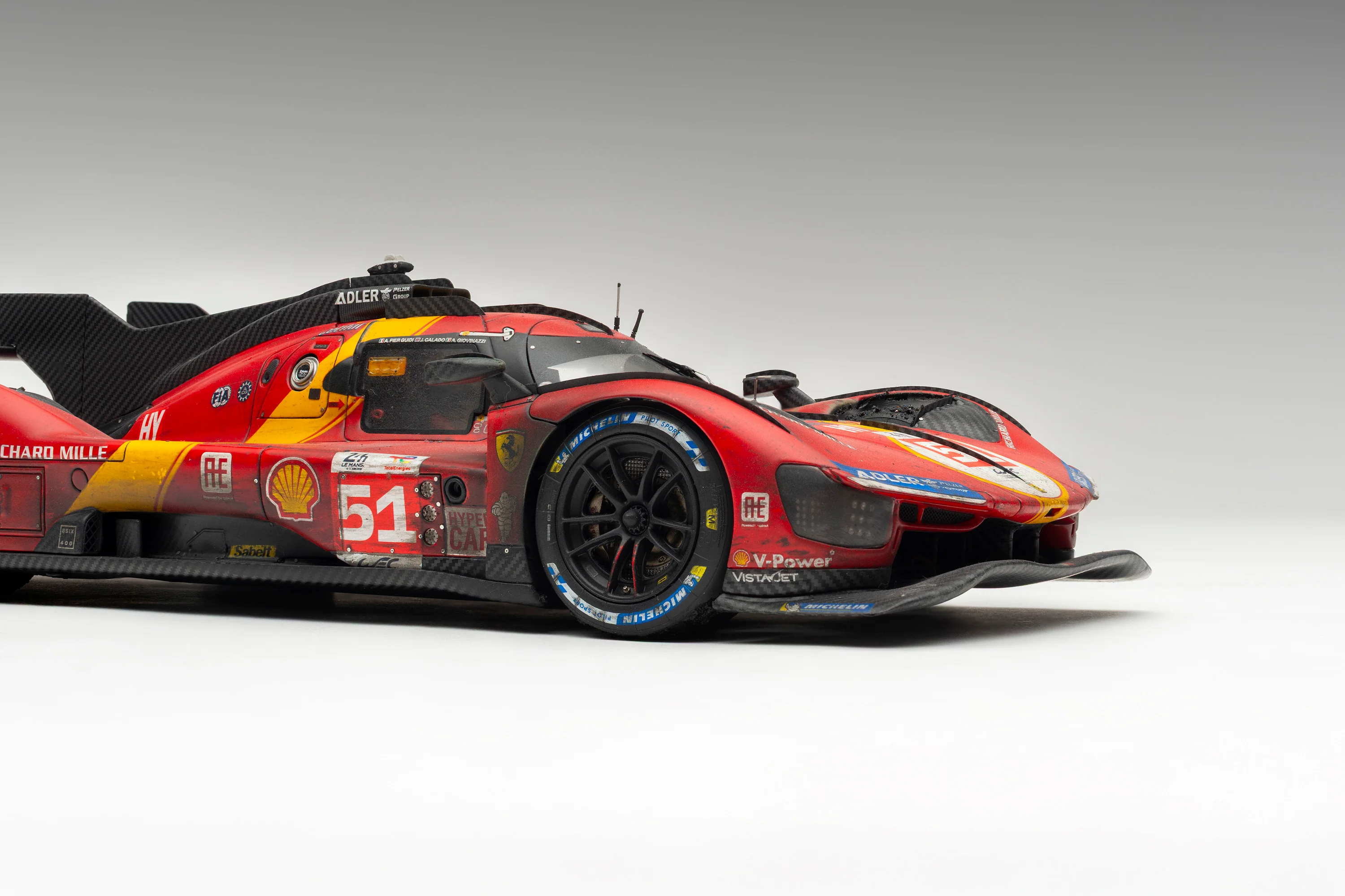 Ferrari 499P - 2023 Le Mans Winner - Race Weathered - Image 6