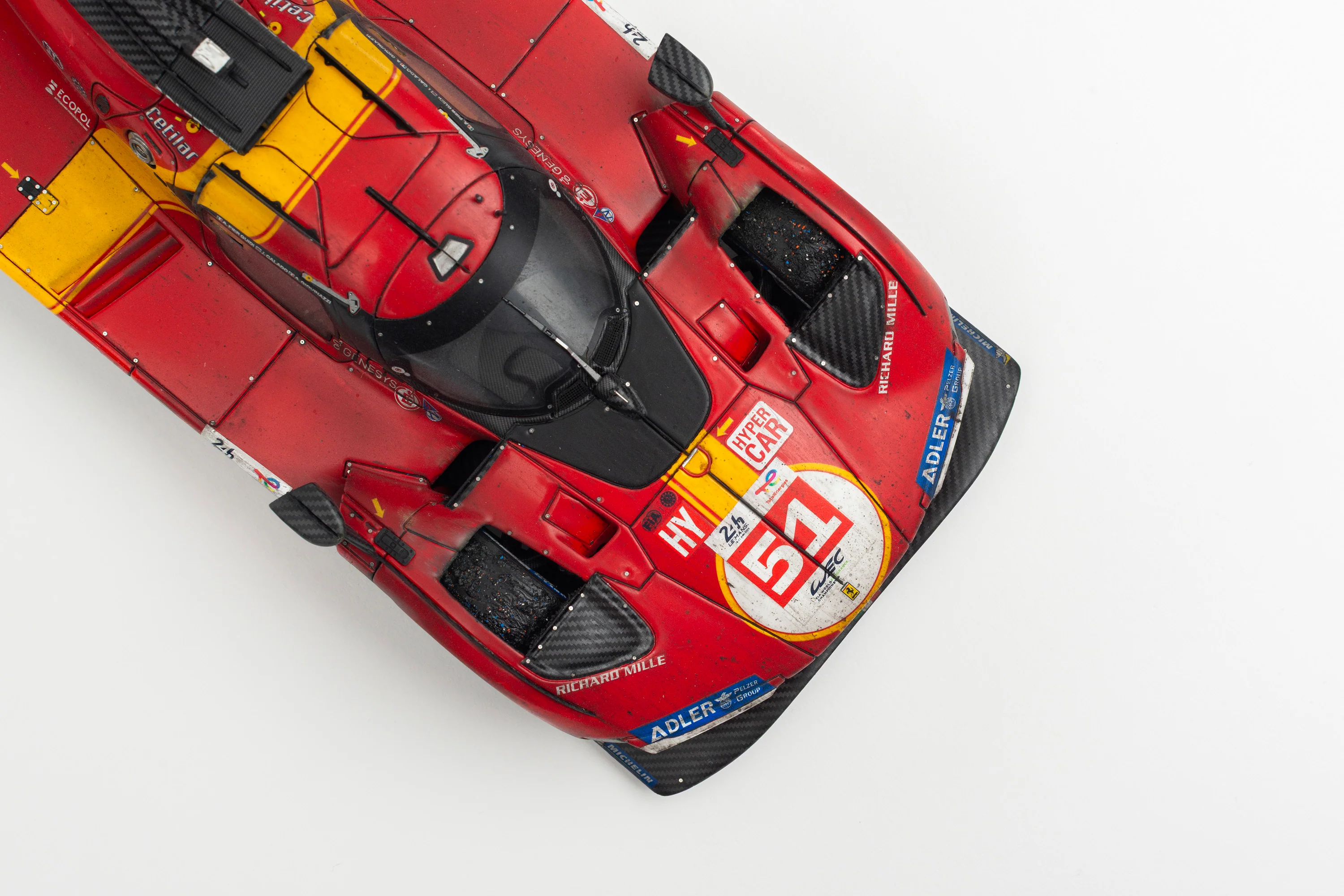 Ferrari 499P - 2023 Le Mans Winner - Race Weathered - Image 7