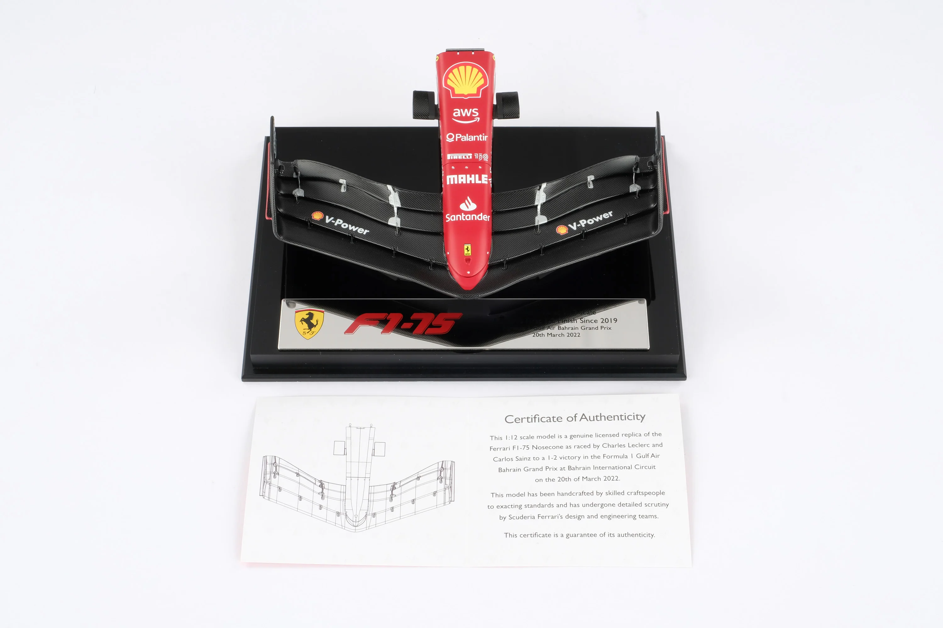 Ferrari F1-75 Nosecone - 2022 Bahrain Grand Prix - Image 13