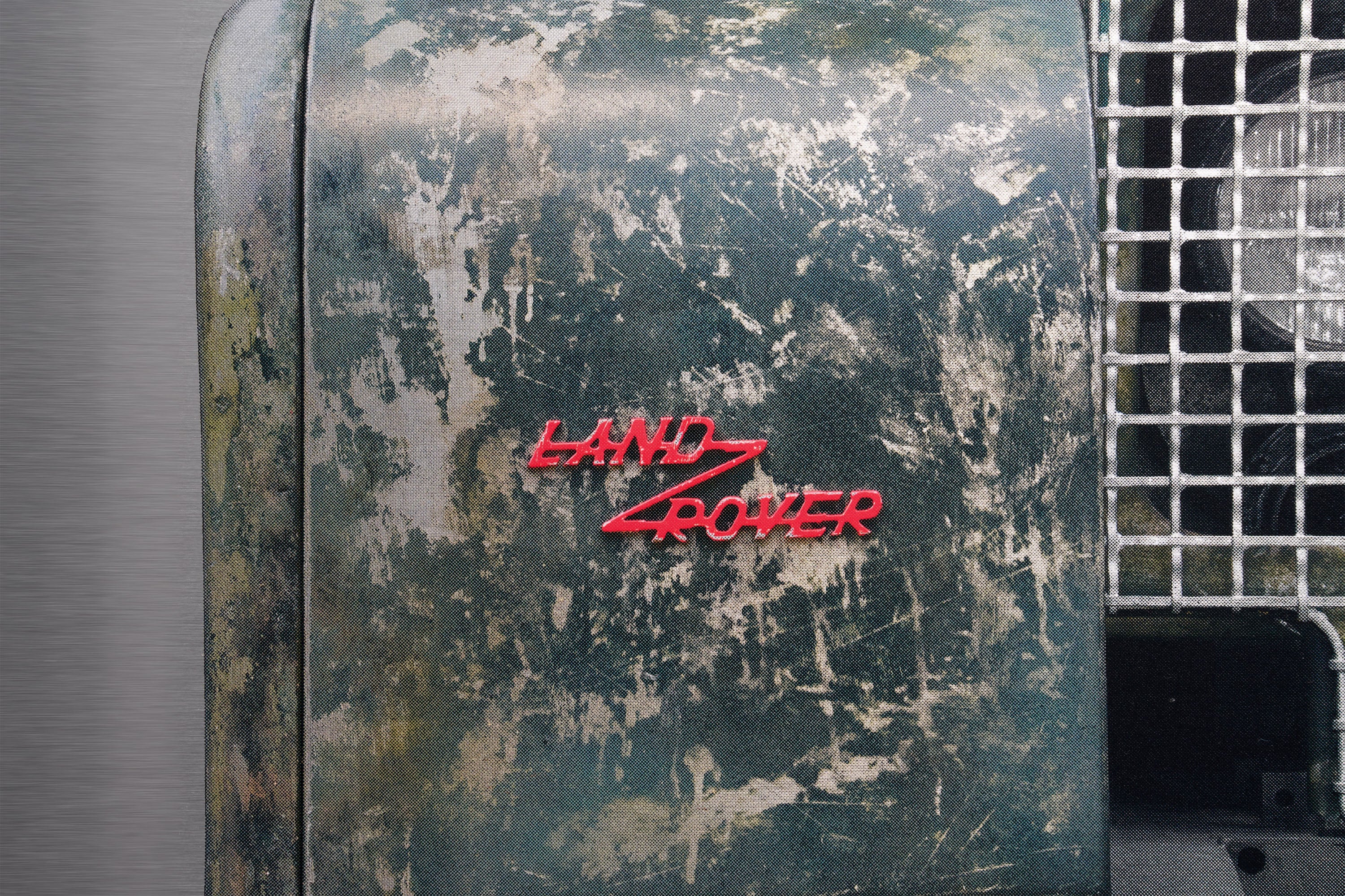 Land Rover Series 1 SNX 910 - 60cm Half Tone Flat Bed Print - Front Wing - Image 4