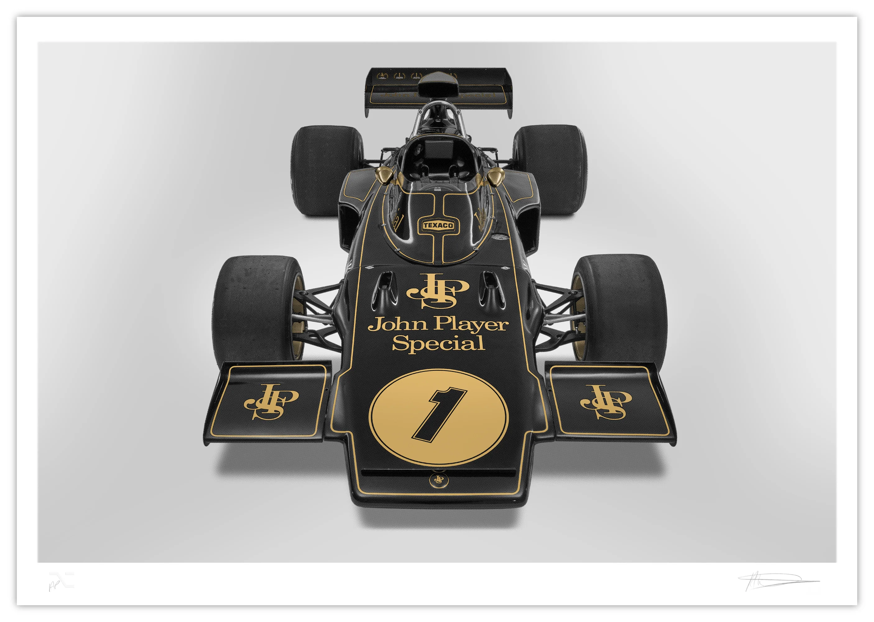 Lotus 72D - Alan Thornton - Art Screen Print - Image 4