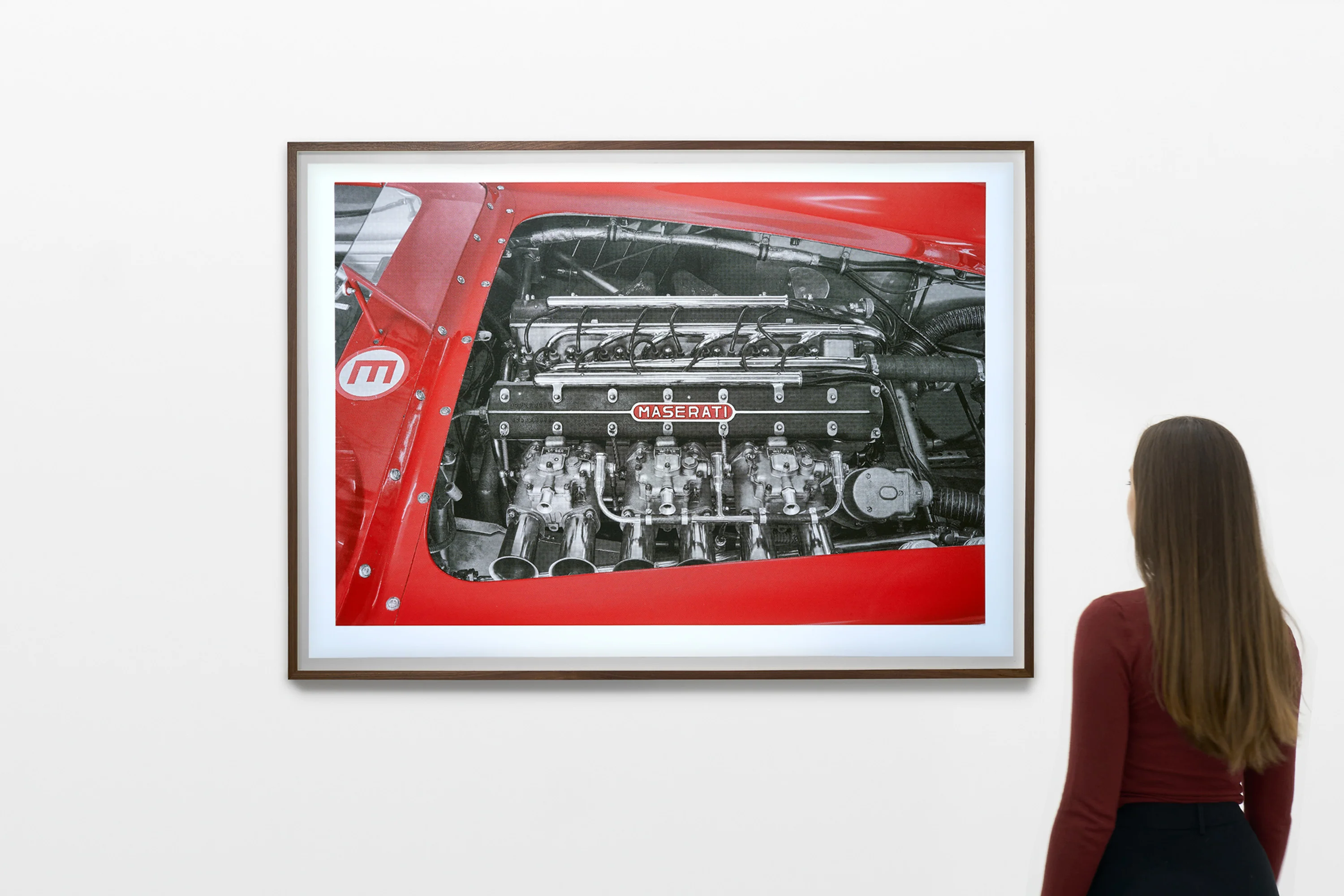 Maserati 300S Engine Bay - Alan Thornton - Art Screen Print - Image 3