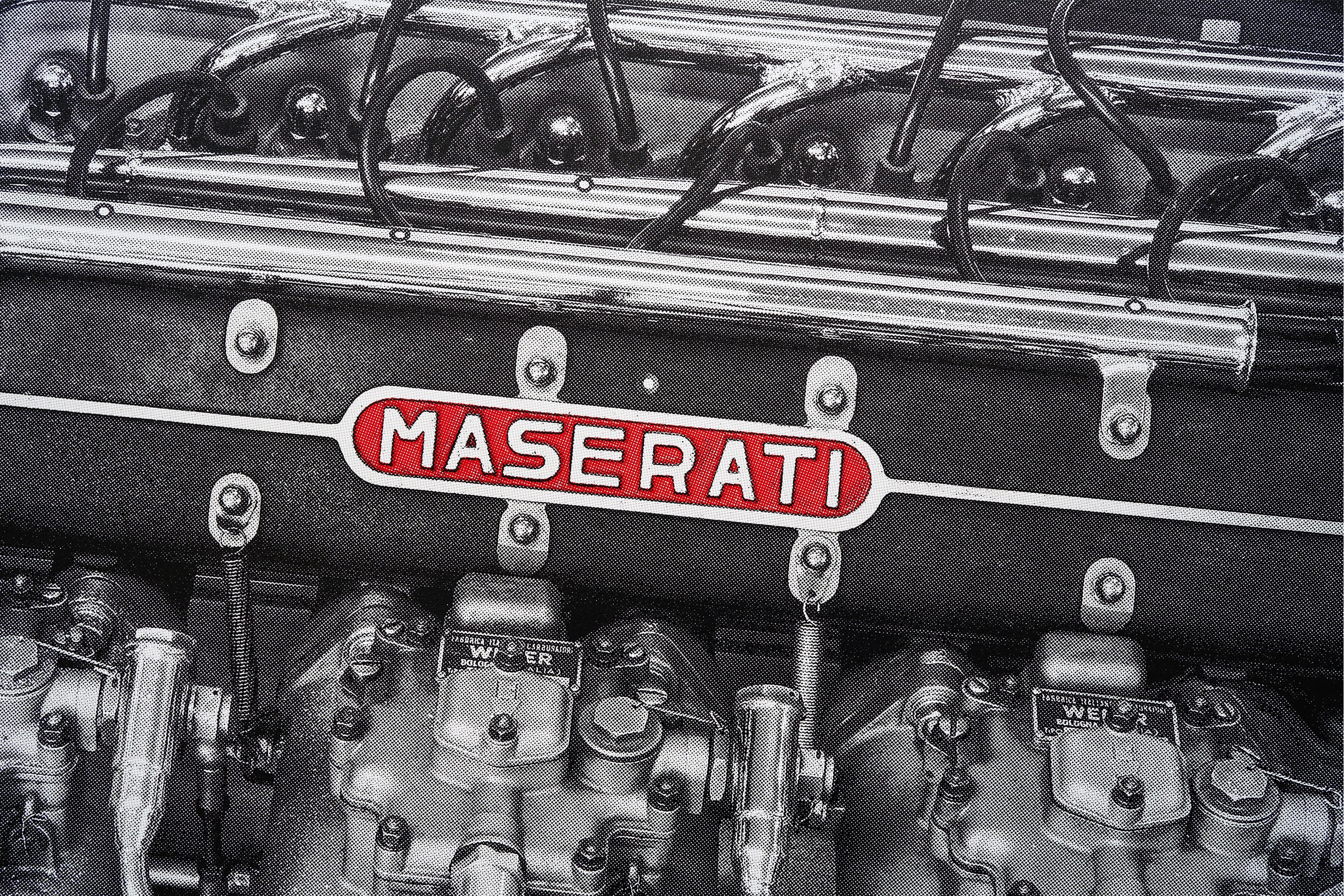 Maserati 300S Engine Bay - Alan Thornton - Art Screen Print - Image 6