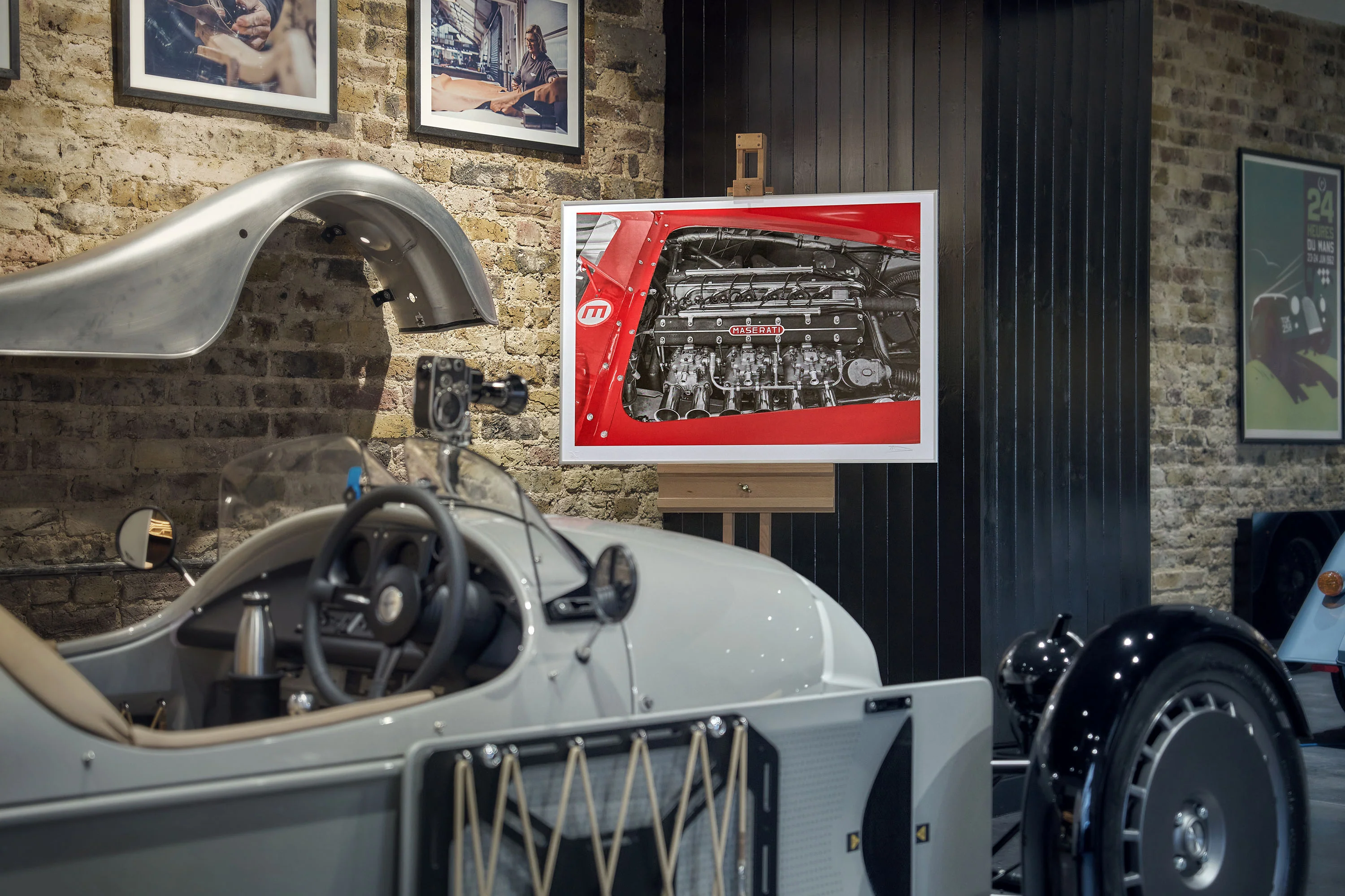 Maserati 300S Engine Bay - Alan Thornton - Art Screen Print - Image 8