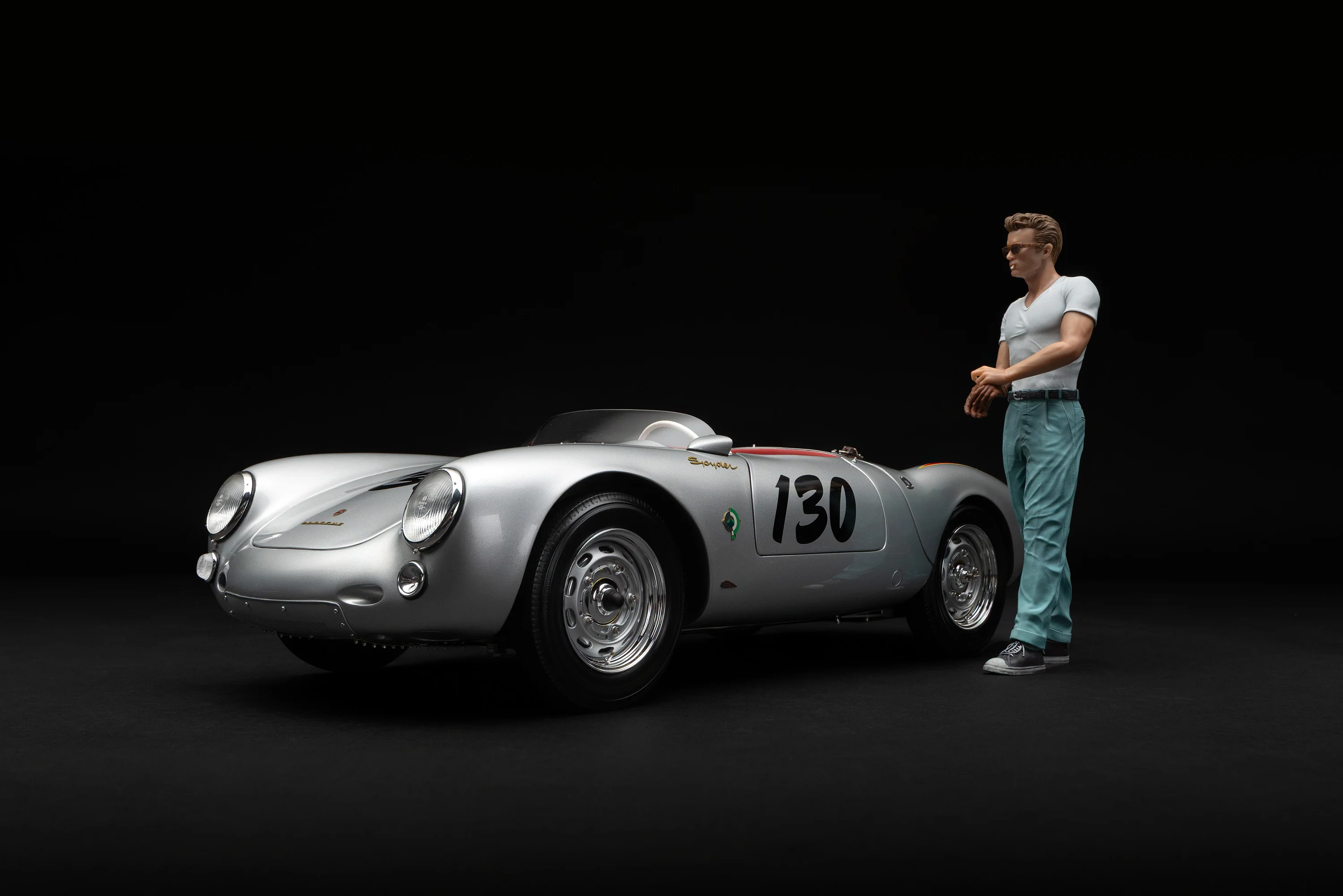Porsche 550 RS Spyder 'Little Bastard' (1955) James Dean Figure Edition