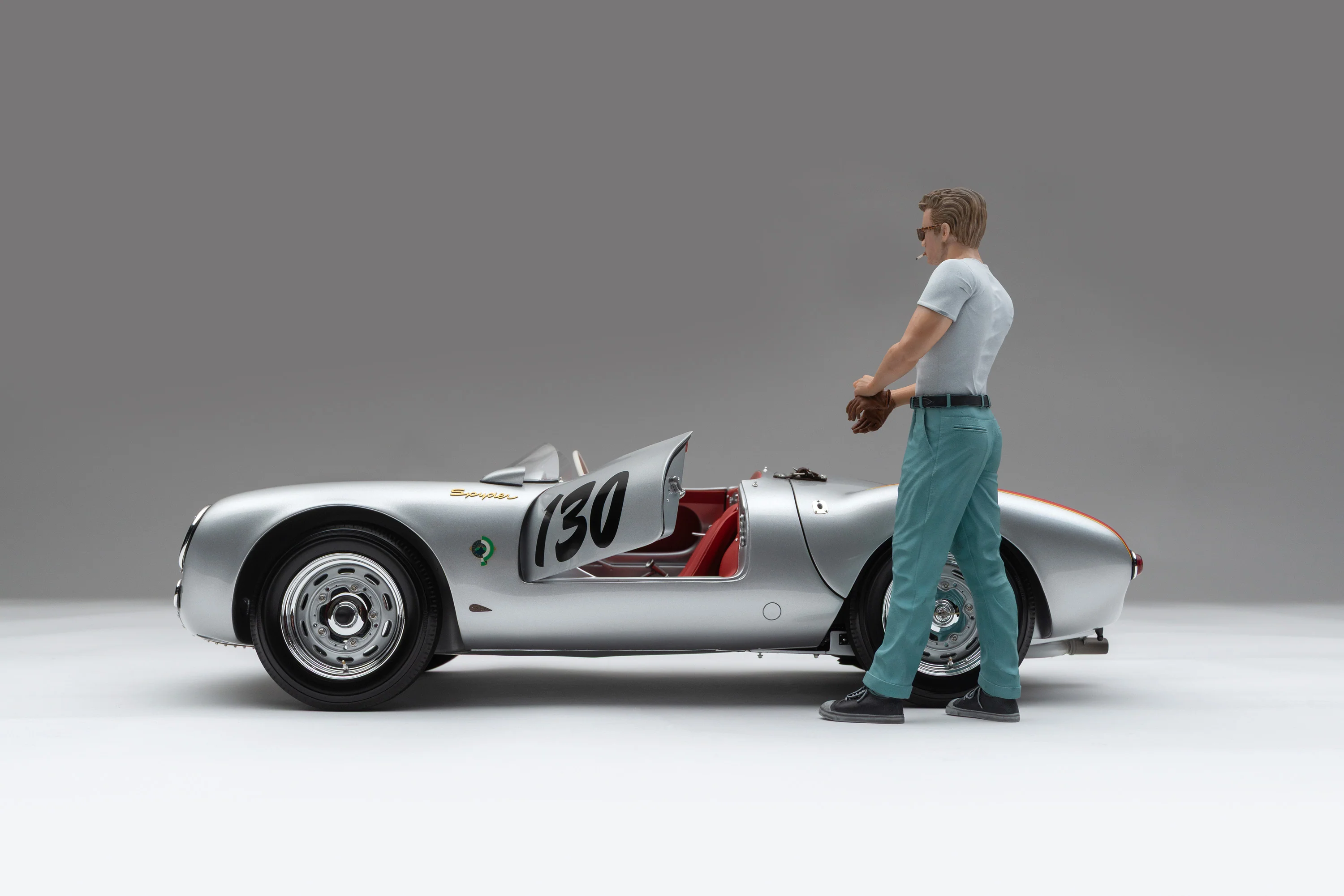Porsche 550 RS Spyder 'Little Bastard' (1955) James Dean Figure Edition - Image 13