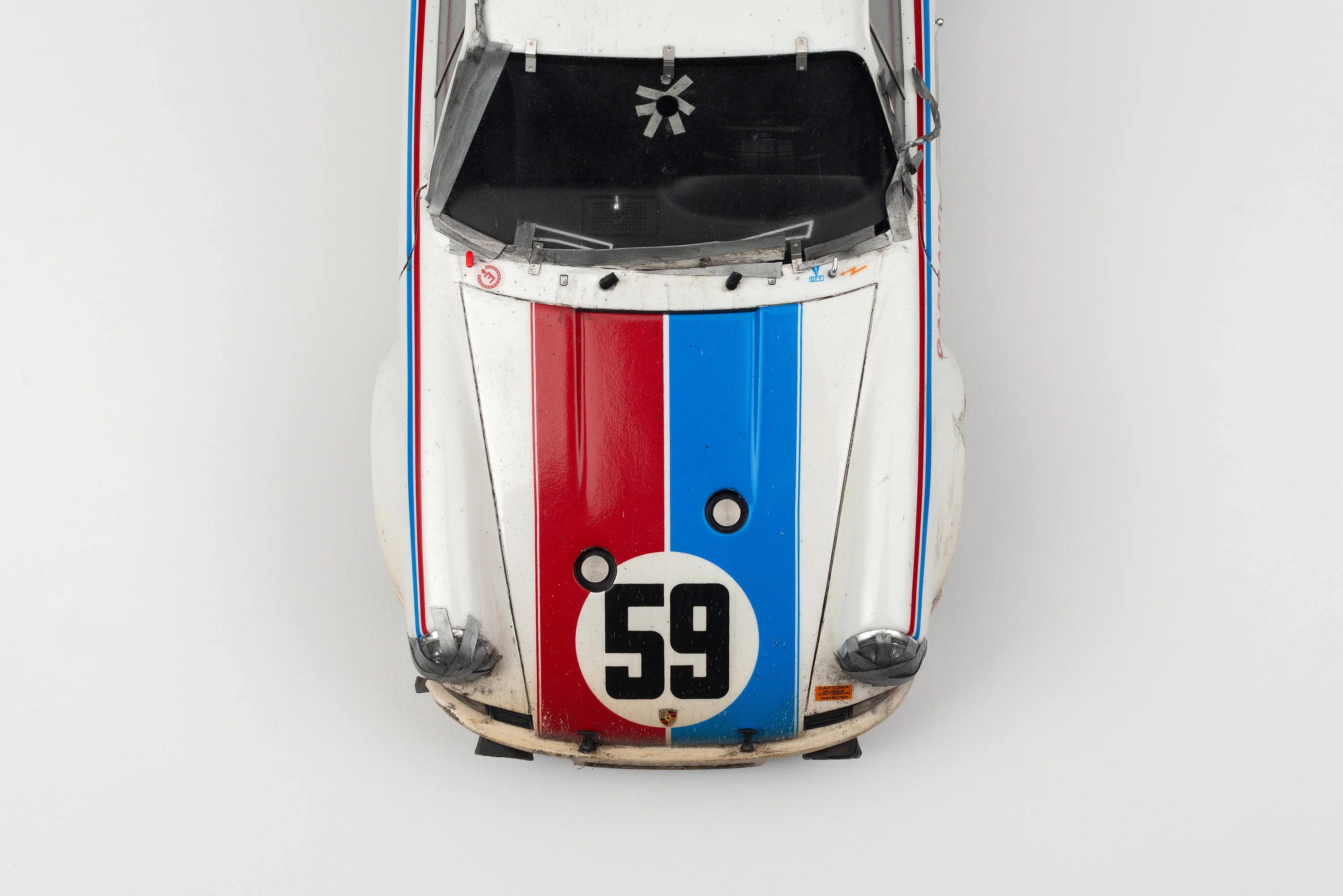 Porsche 911 RSR 2.8 - 1973 Daytona - Brumos Livery - Race Weathered - Image 13