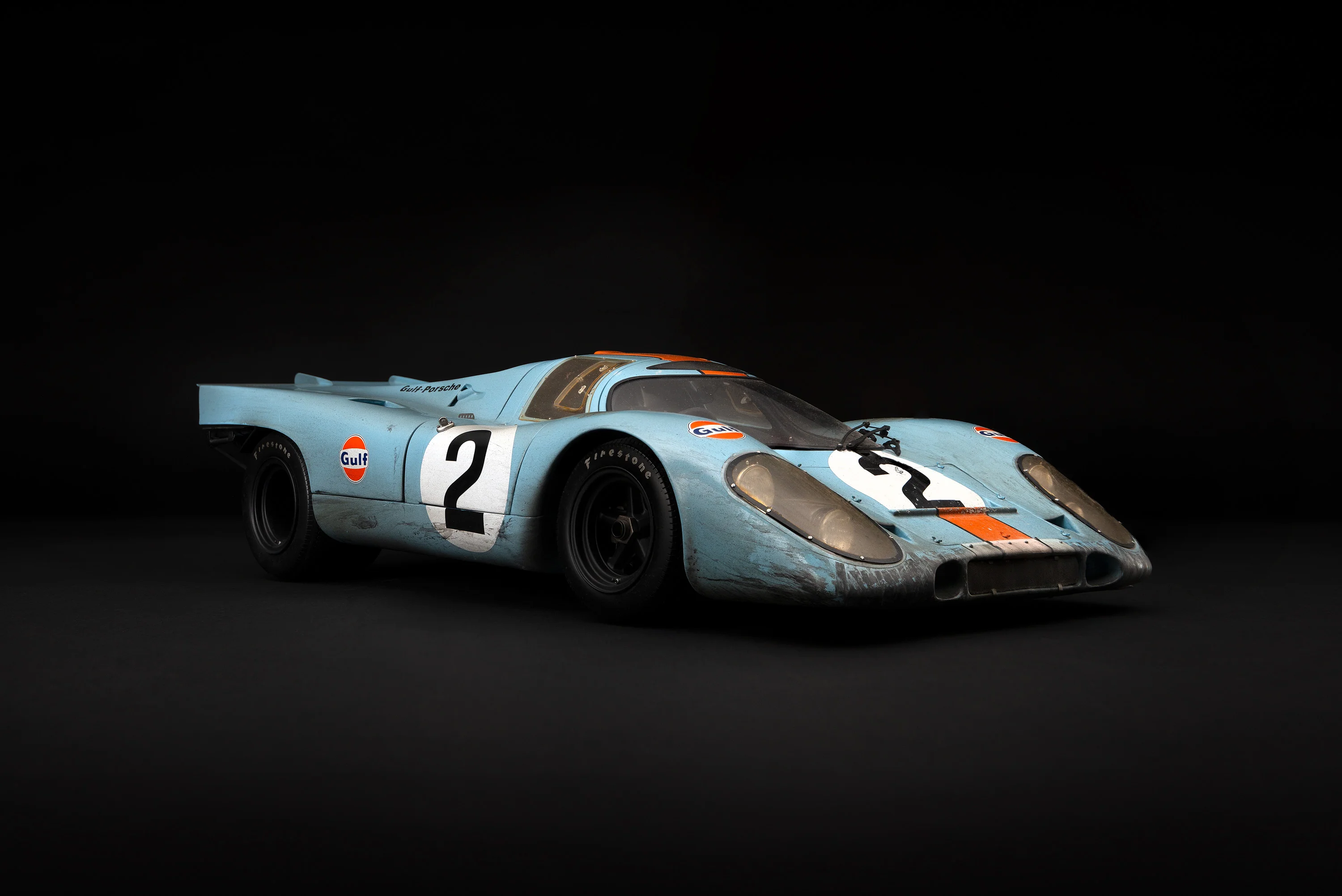 Porsche 917K - 1971 Daytona Winner - Gulf Livery - Race Weathered
