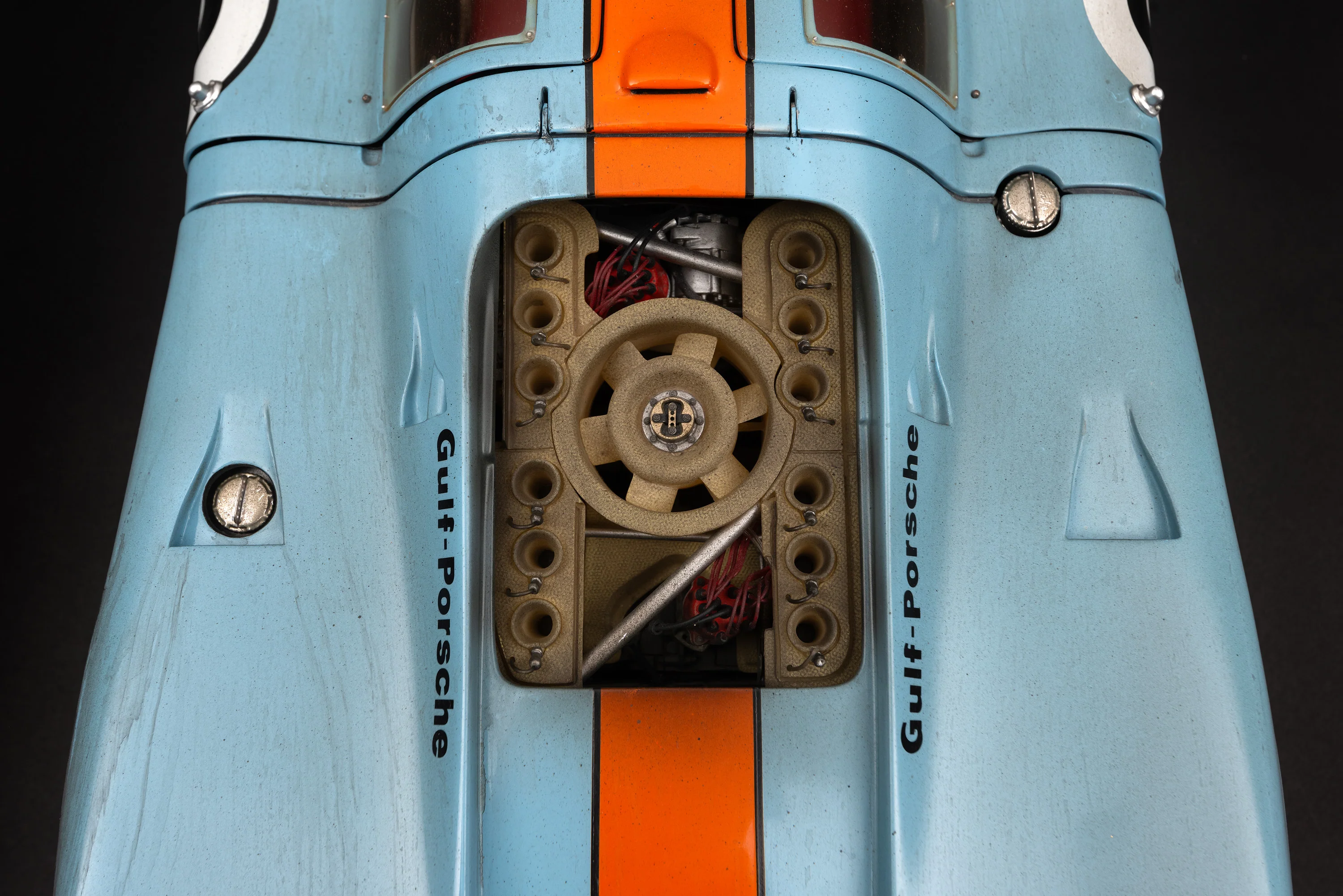 Porsche 917K - 1971 Daytona Winner - Gulf Livery - Race Weathered - Image 11