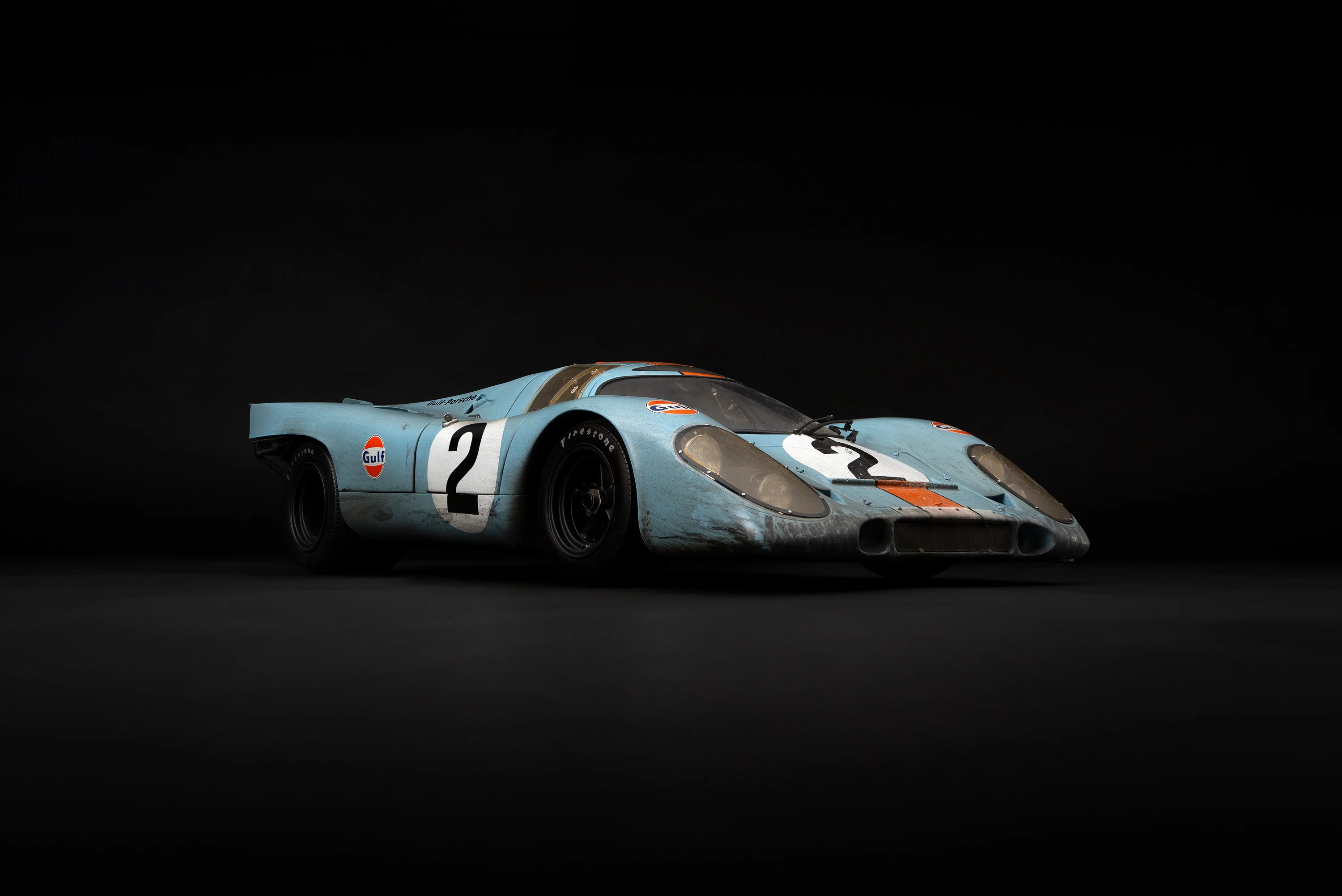 Porsche 917K - 1971 Daytona Winner - Gulf Livery - Race Weathered - Image 17