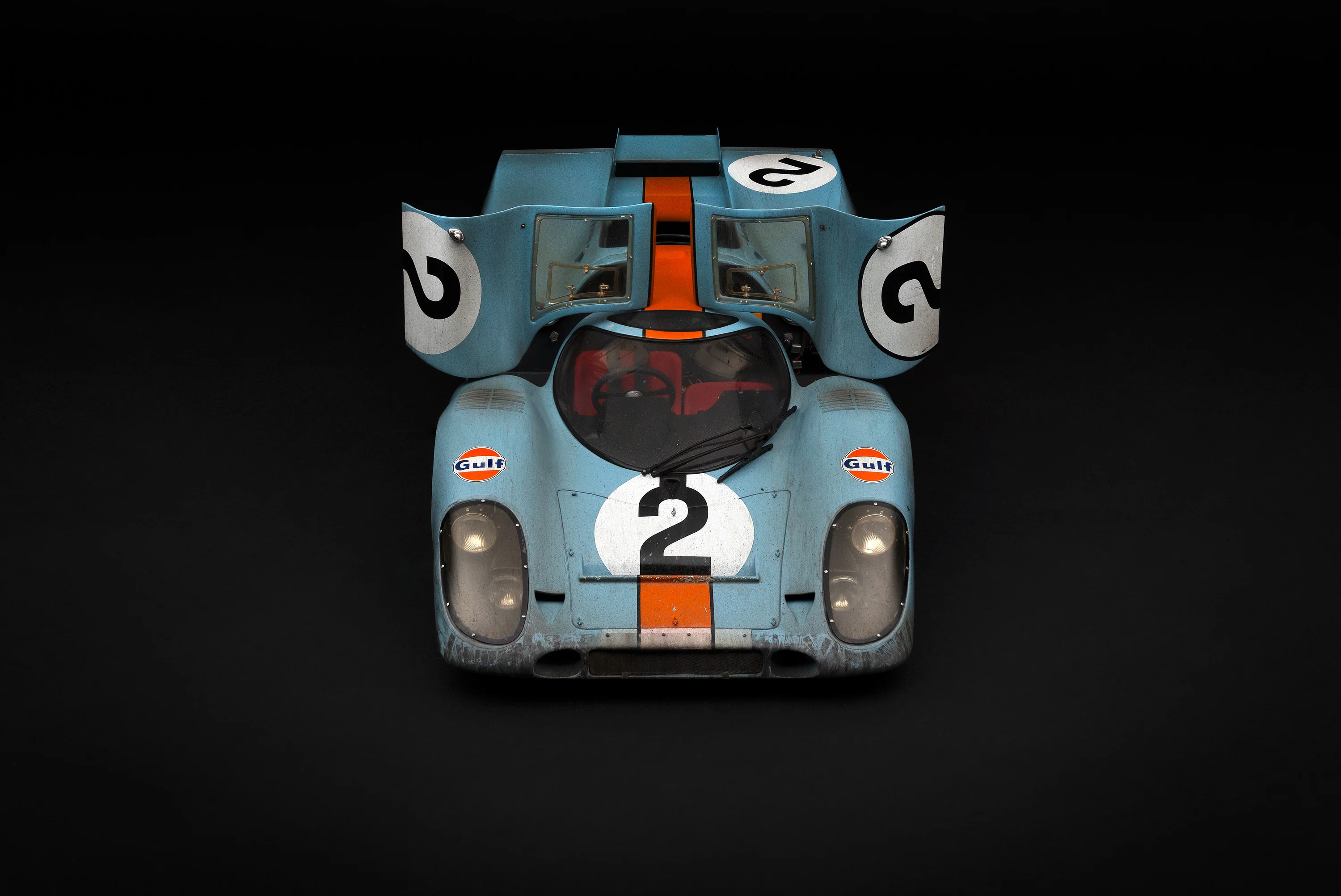 Porsche 917K - 1971 Daytona Winner - Gulf Livery - Race Weathered - Image 22