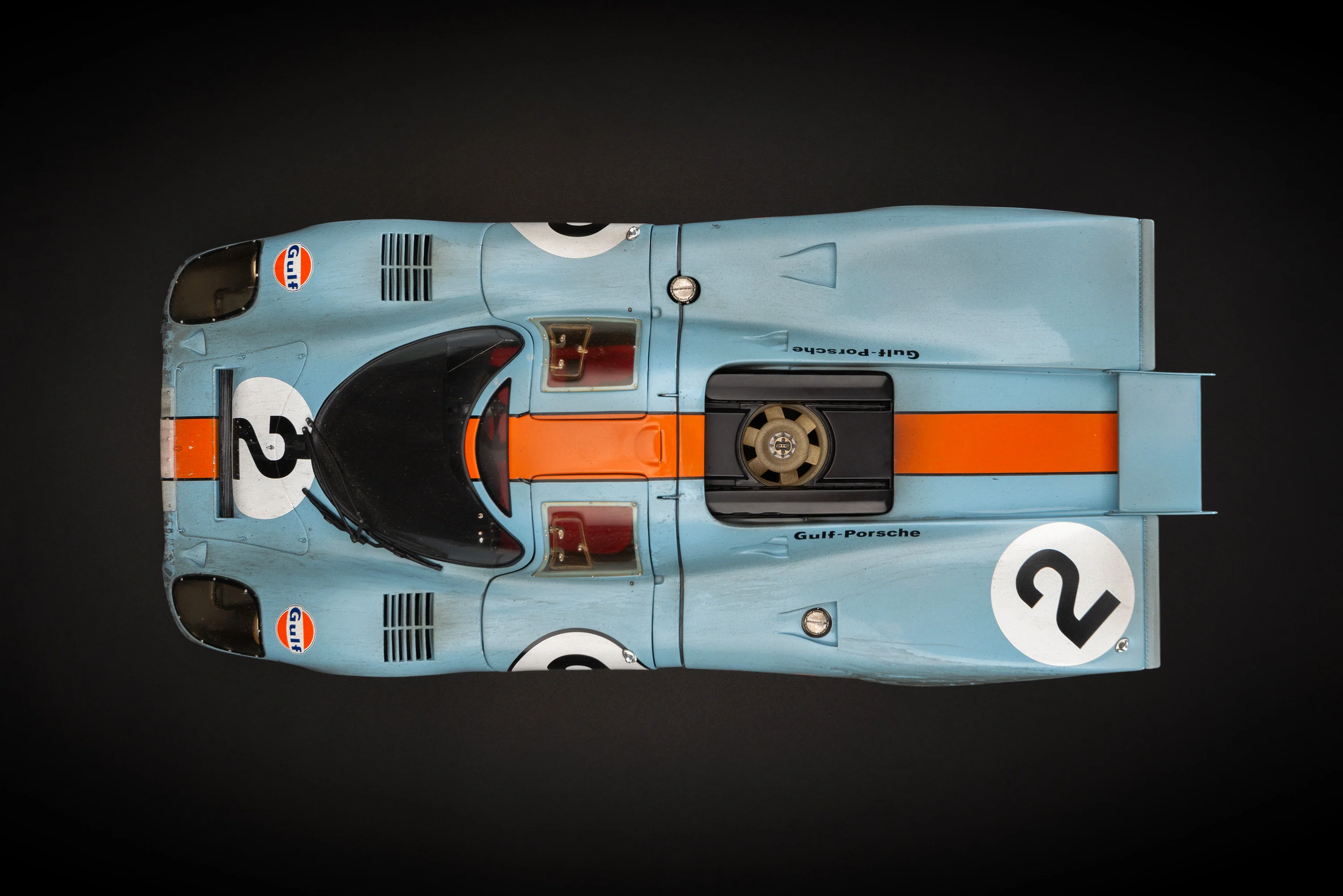 Porsche 917K - 1971 Daytona Winner - Gulf Livery - Race Weathered - Image 25