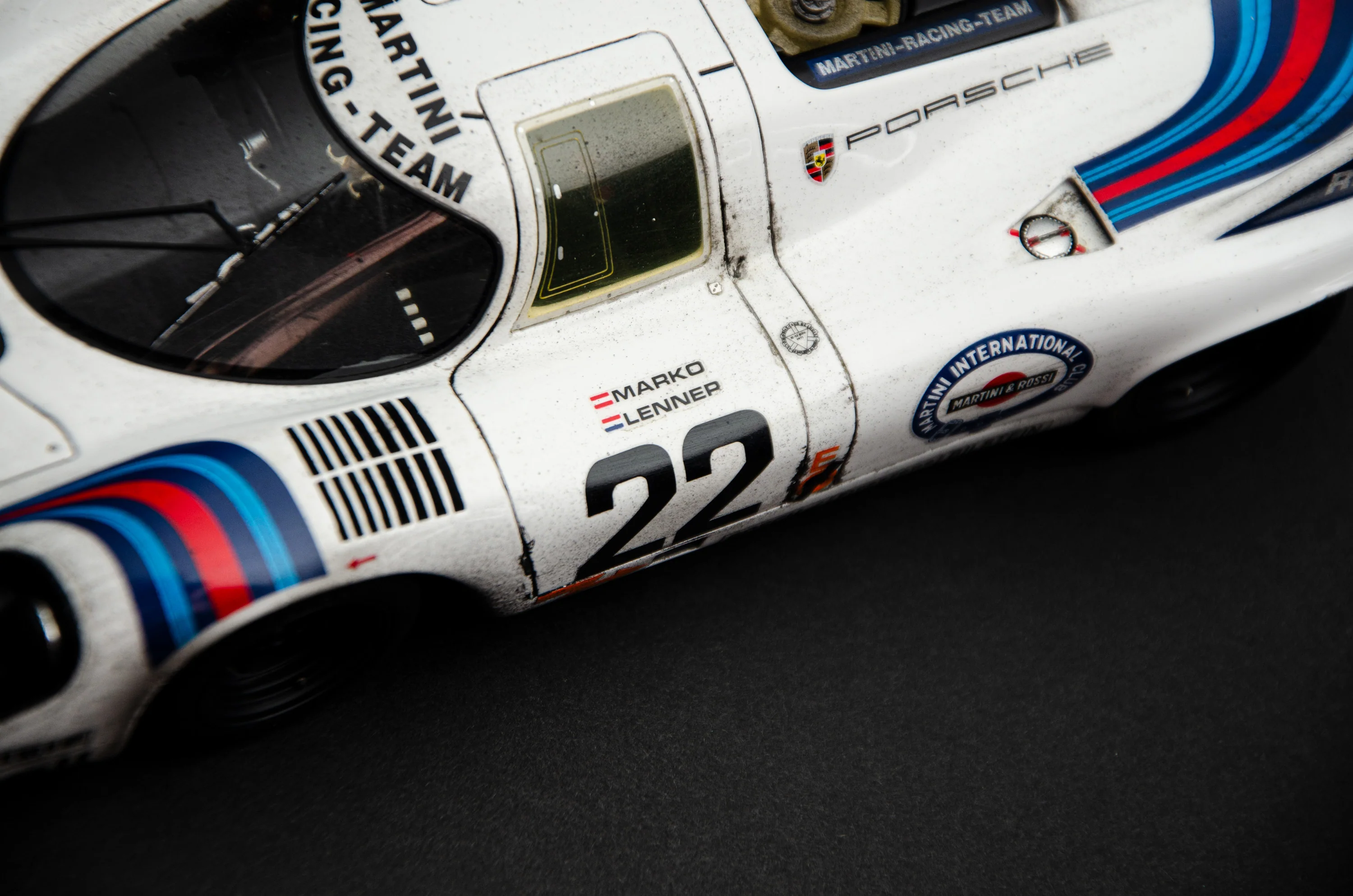Porsche 917 KH - 1971 Le Mans Winner - Martini Livery - Race Weathered - Image 11