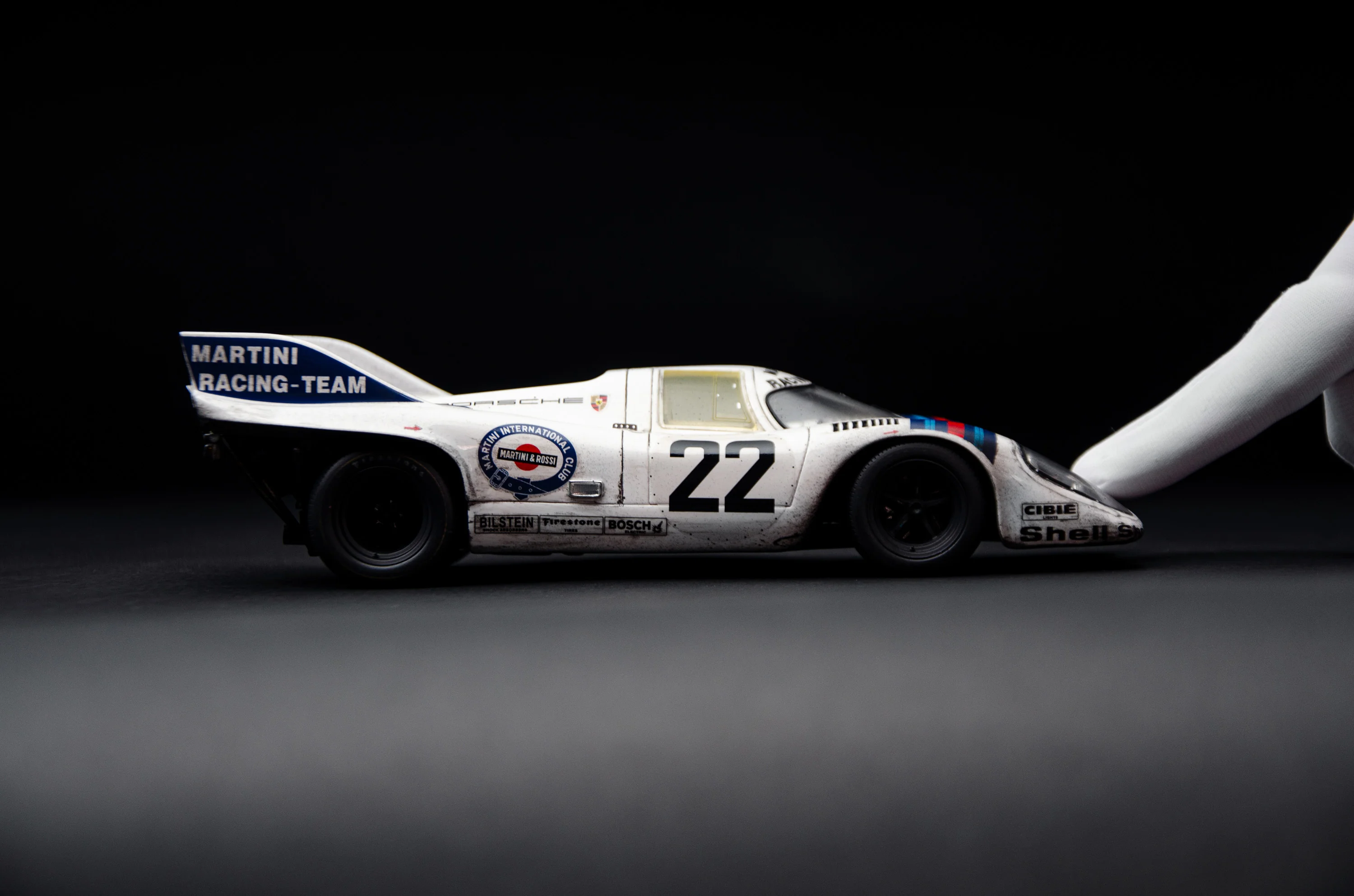 Porsche 917 KH - 1971 Le Mans Winner - Martini Livery - Race Weathered - Image 13