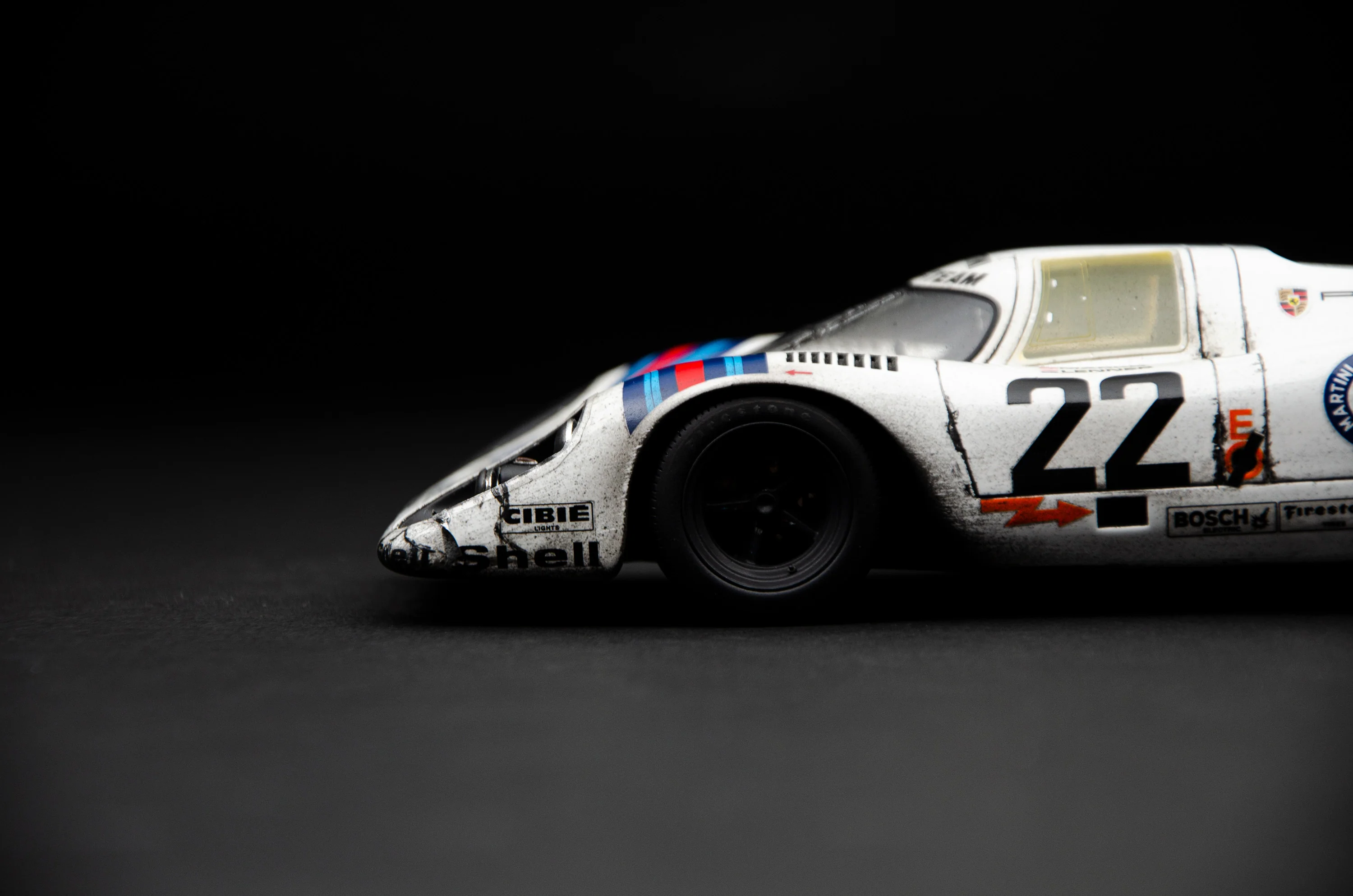 Porsche 917 KH - 1971 Le Mans Winner - Martini Livery - Race Weathered - Image 14